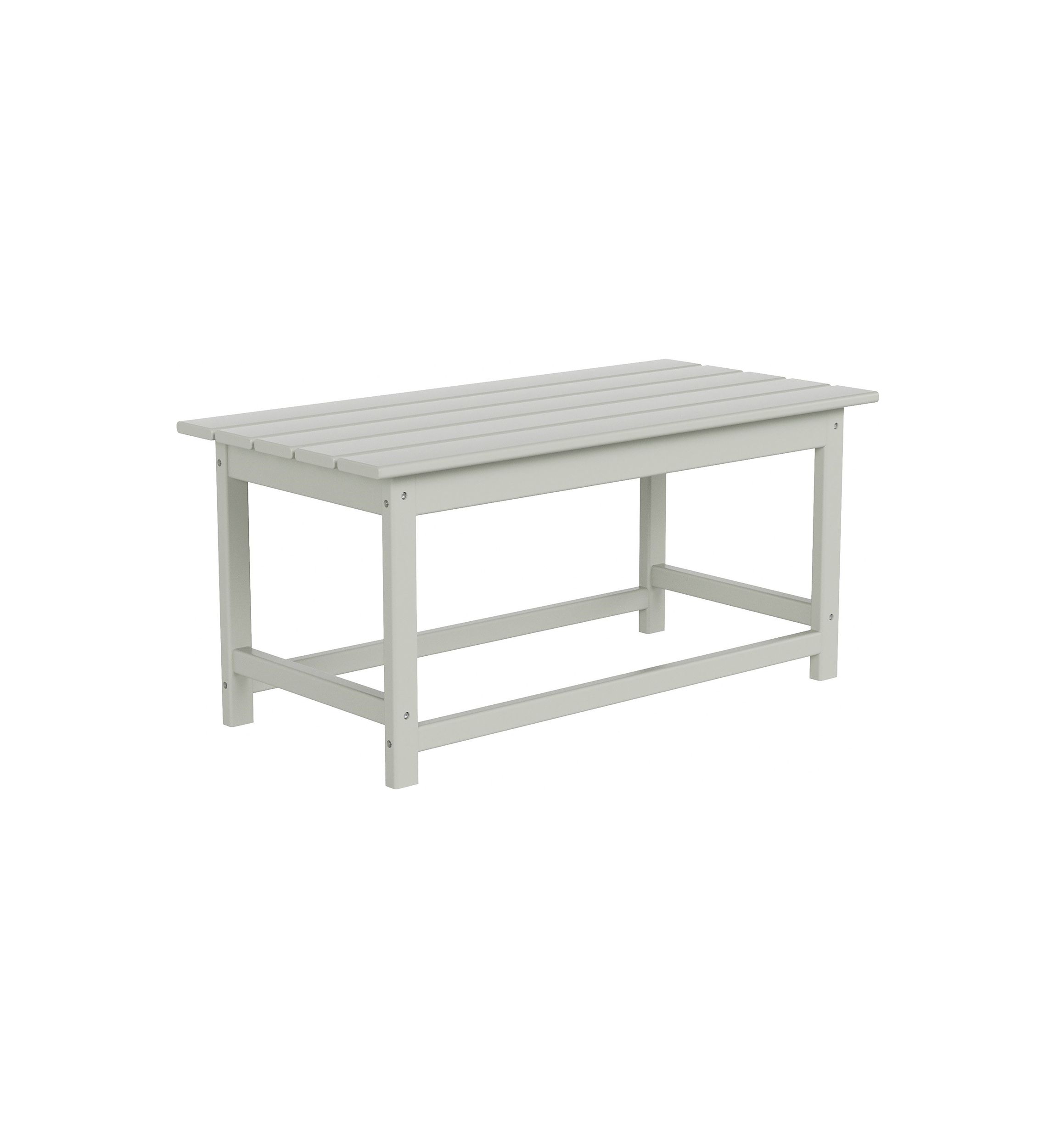 All-Weather Outdoor Rectangular HDPE Adirondack Coffee Table