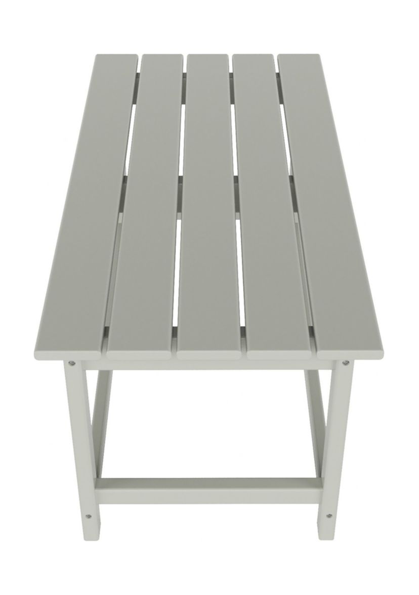 All-Weather Outdoor Rectangular HDPE Adirondack Coffee Table