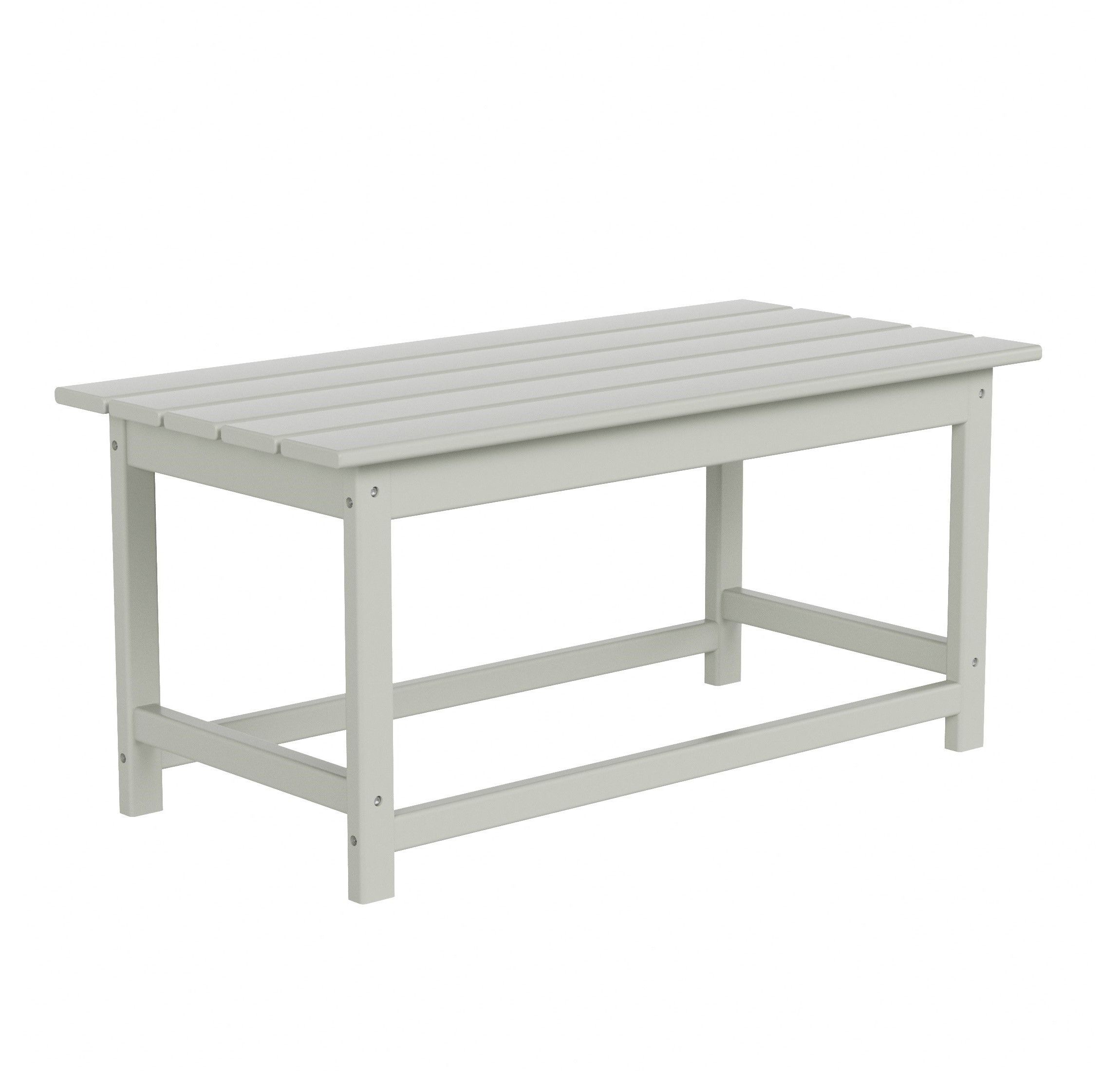 All-Weather Outdoor Rectangular HDPE Adirondack Coffee Table
