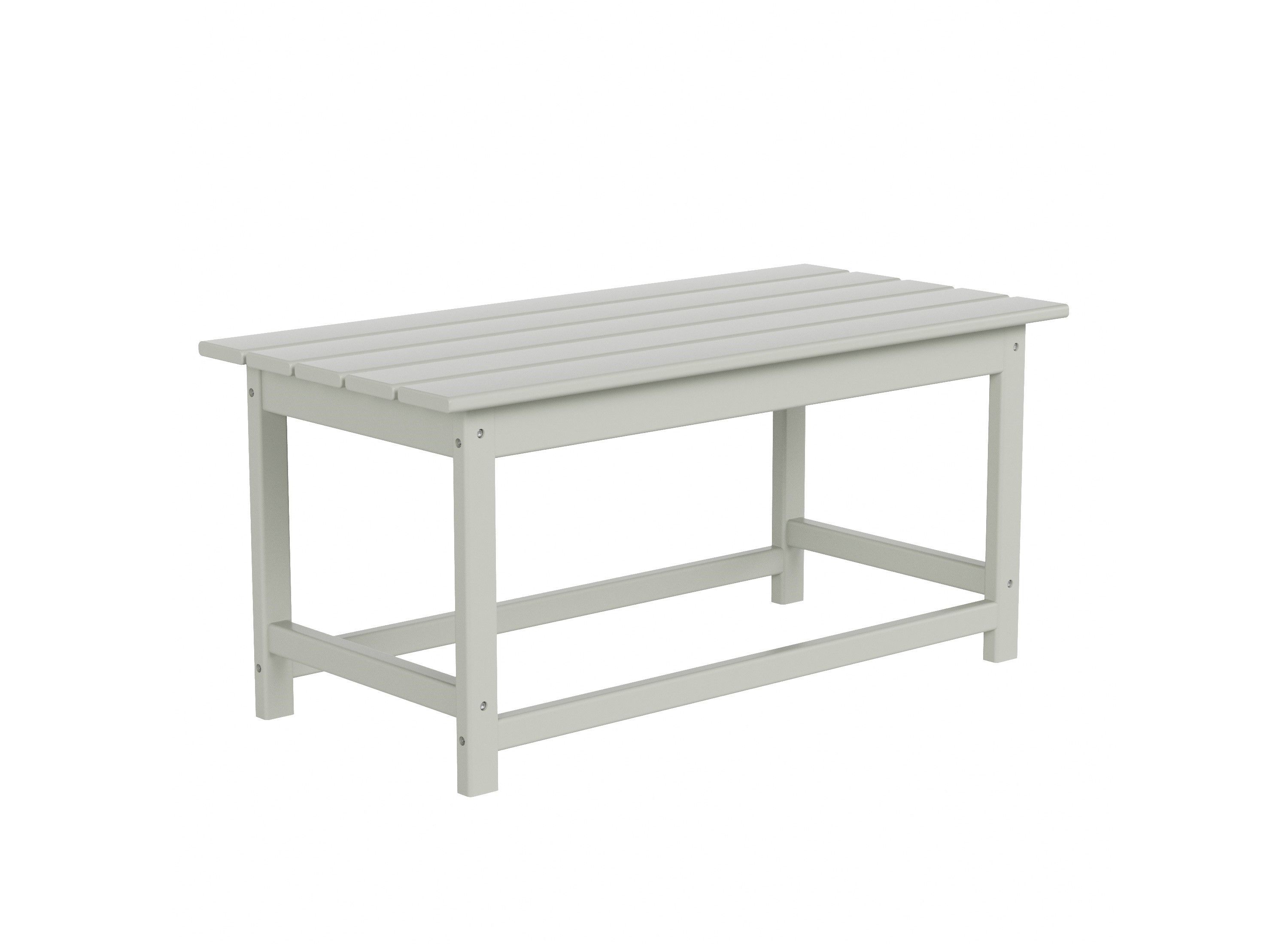 All-Weather Outdoor Rectangular HDPE Adirondack Coffee Table