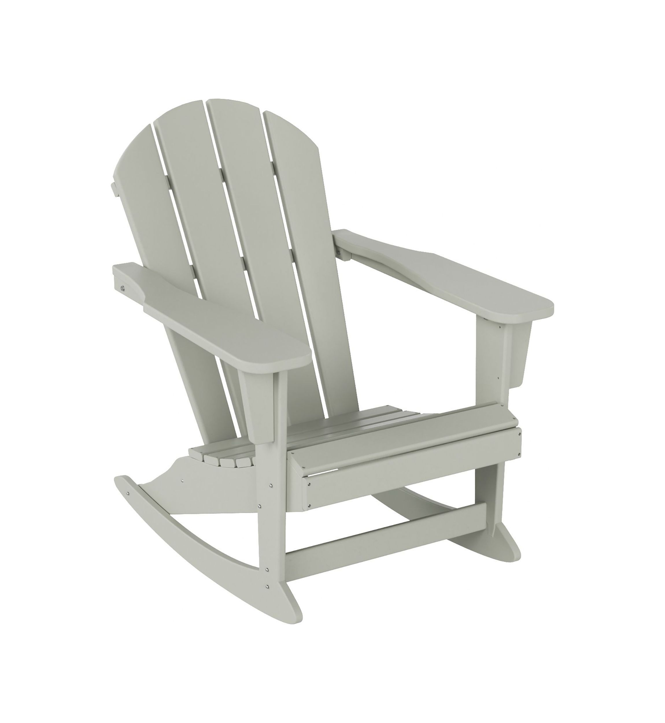 Outdoor All-Weather HDPE Rocking Adirondack Chair
