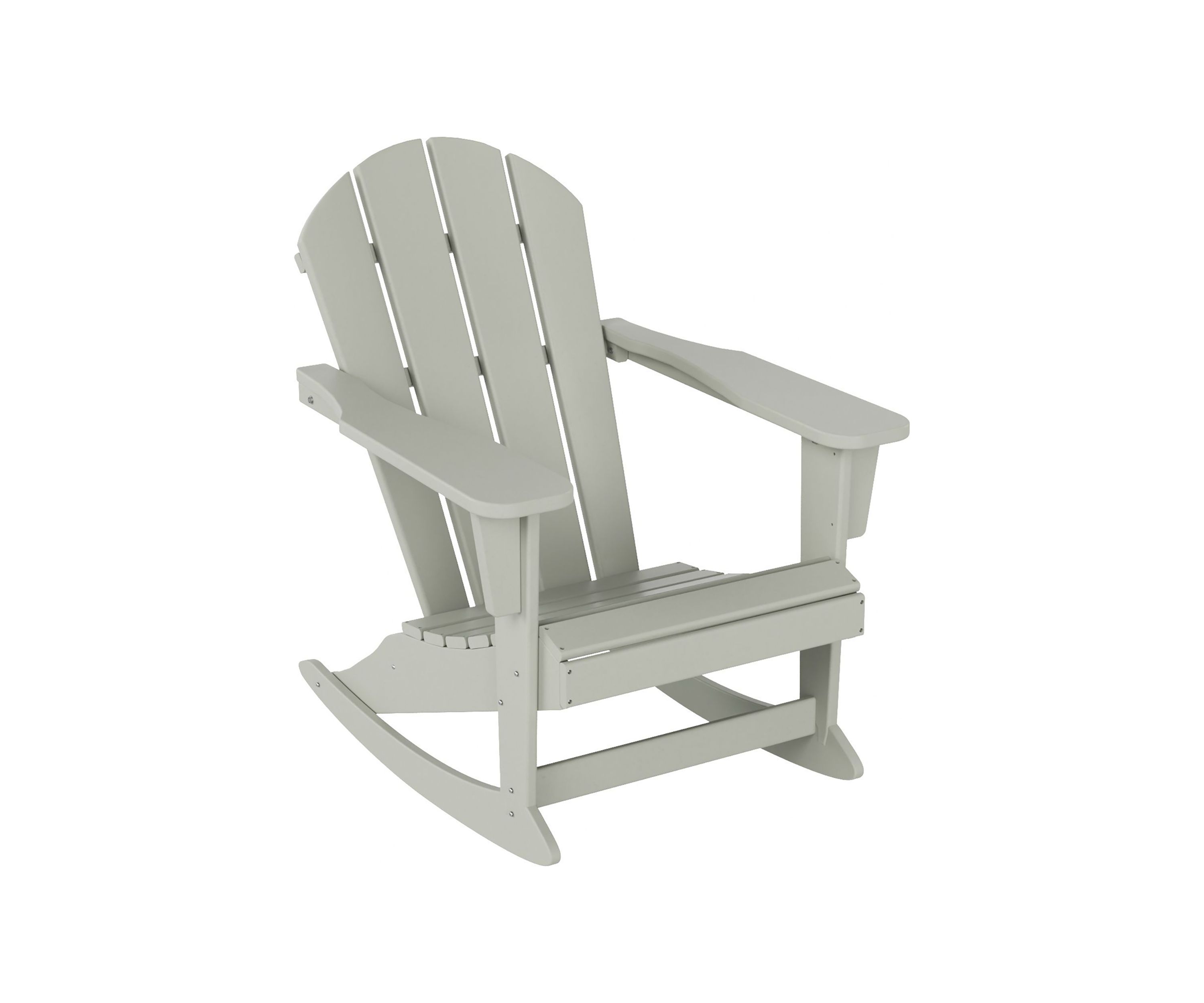 Outdoor All-Weather HDPE Rocking Adirondack Chair