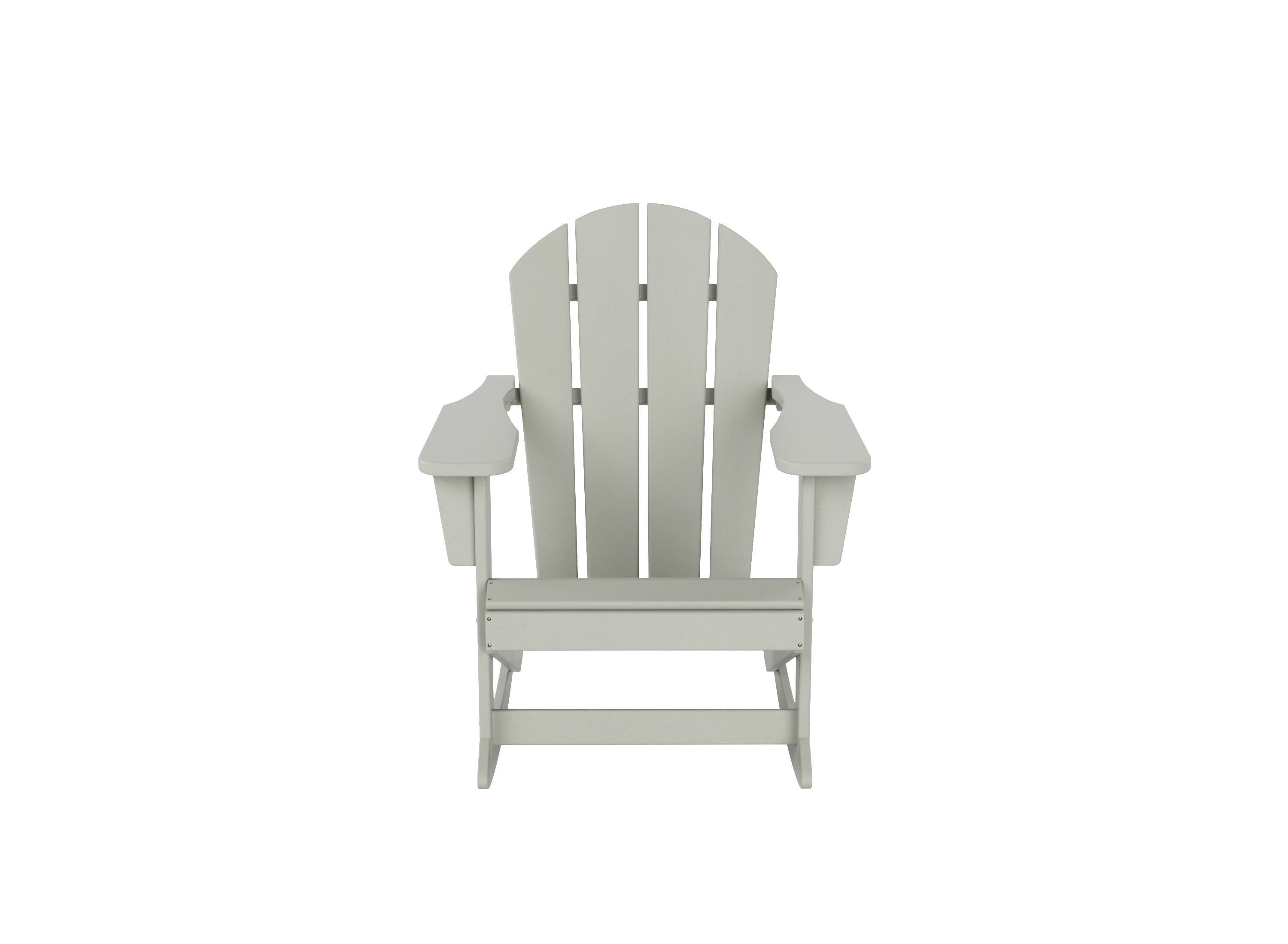 Outdoor All-Weather HDPE Rocking Adirondack Chair