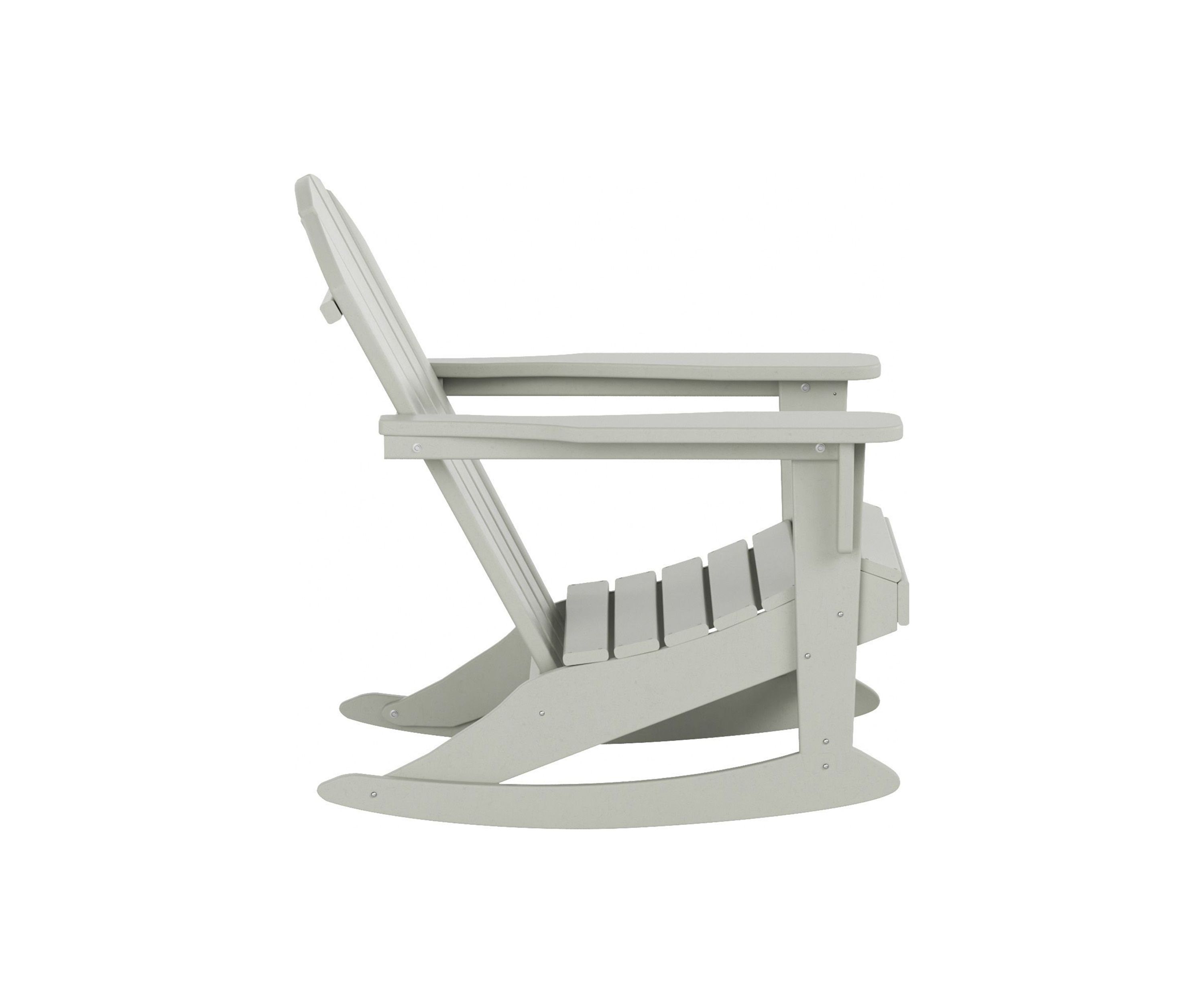 Outdoor All-Weather HDPE Rocking Adirondack Chair