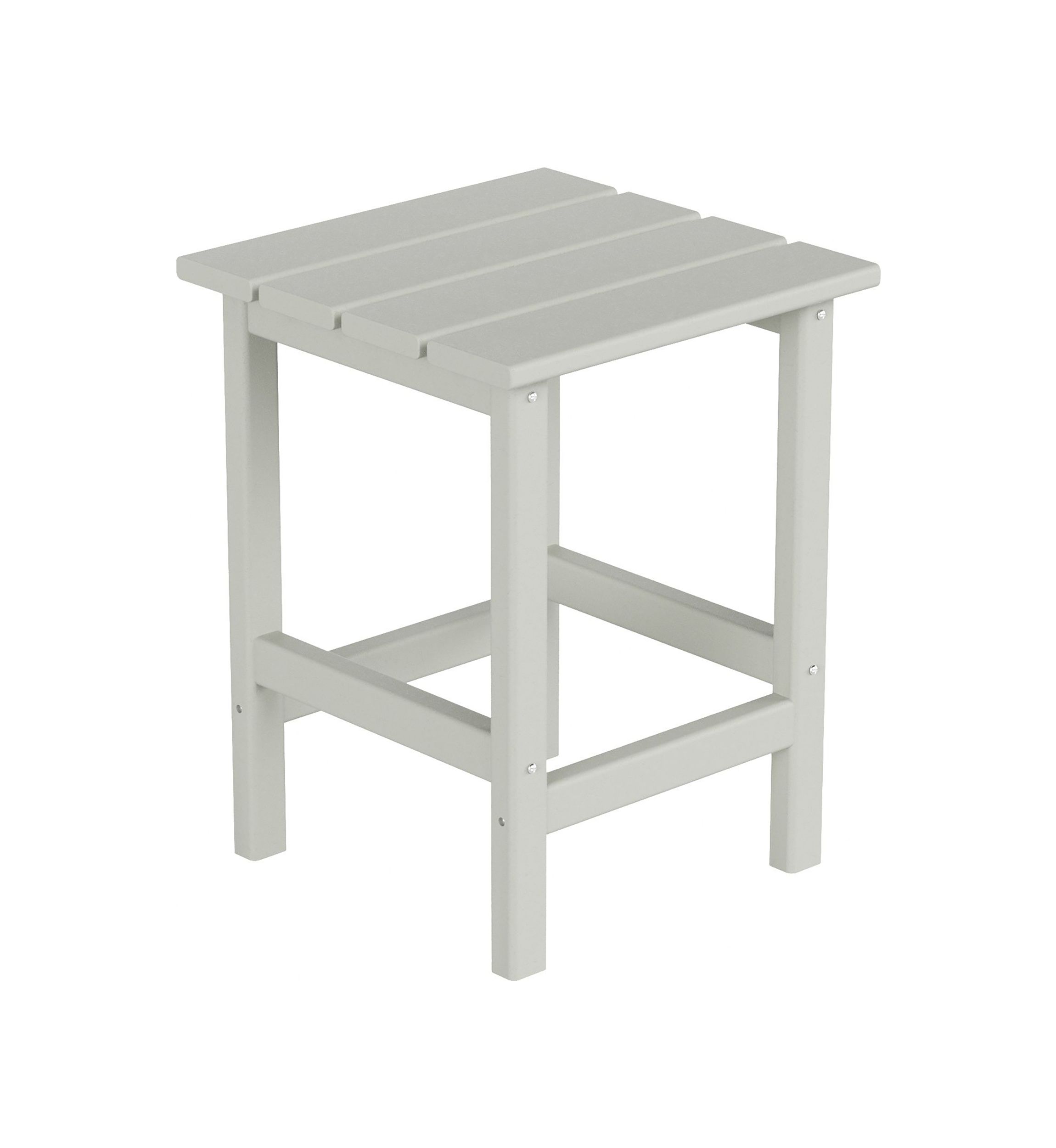All-Weather Outdoor Square HDPE Adirondack Side Table