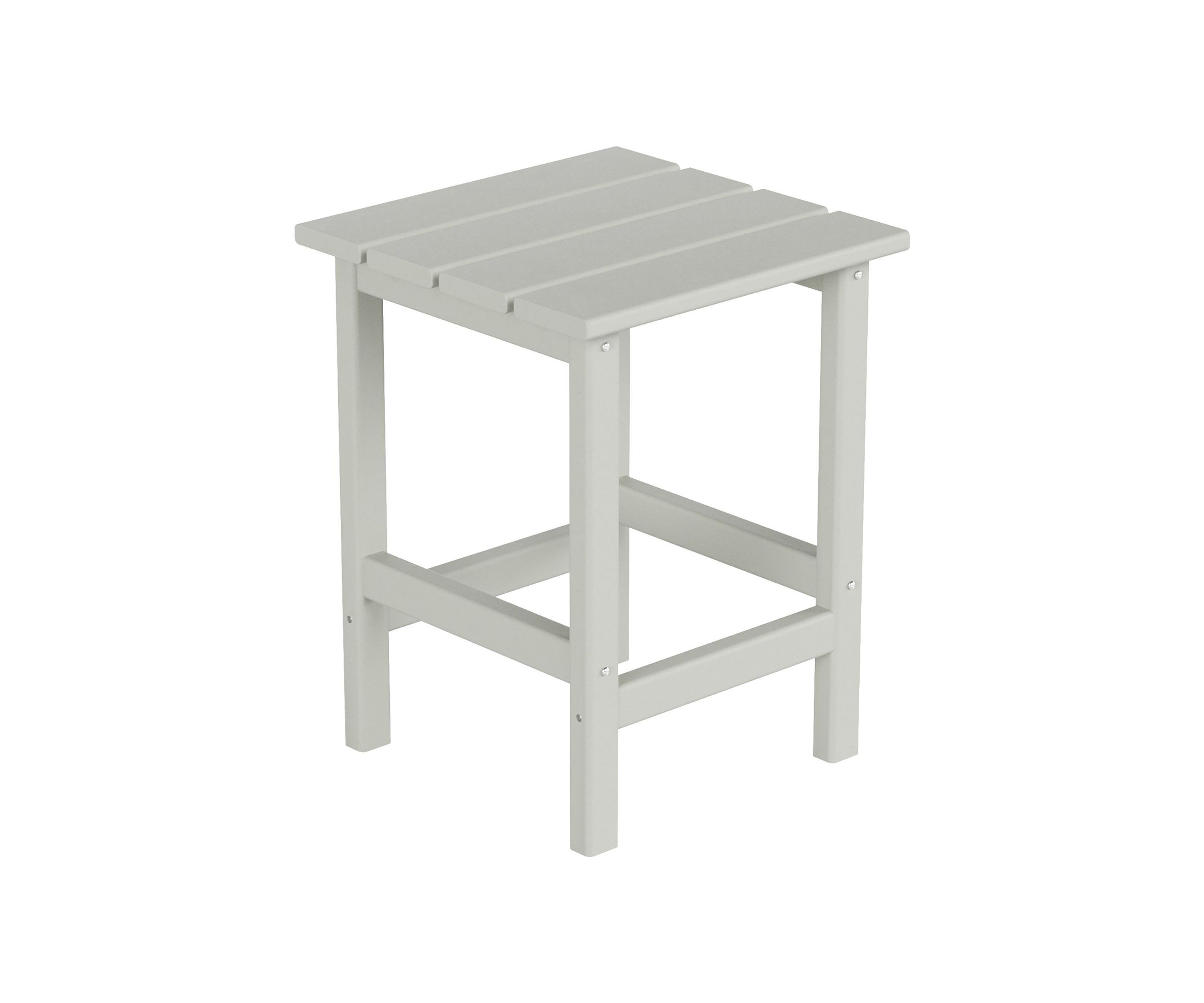 All-Weather Outdoor Square HDPE Adirondack Side Table