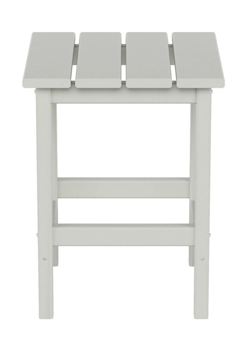 All-Weather Outdoor Square HDPE Adirondack Side Table
