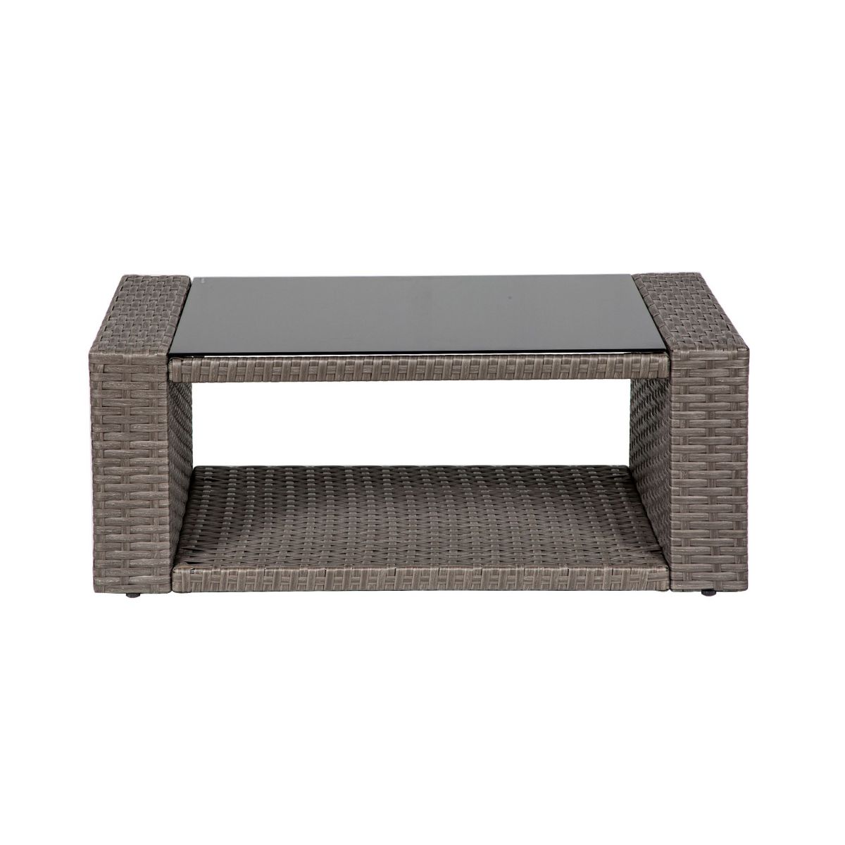 4-Piece Conversation Outdoor Patio Sofa Set with Cushions