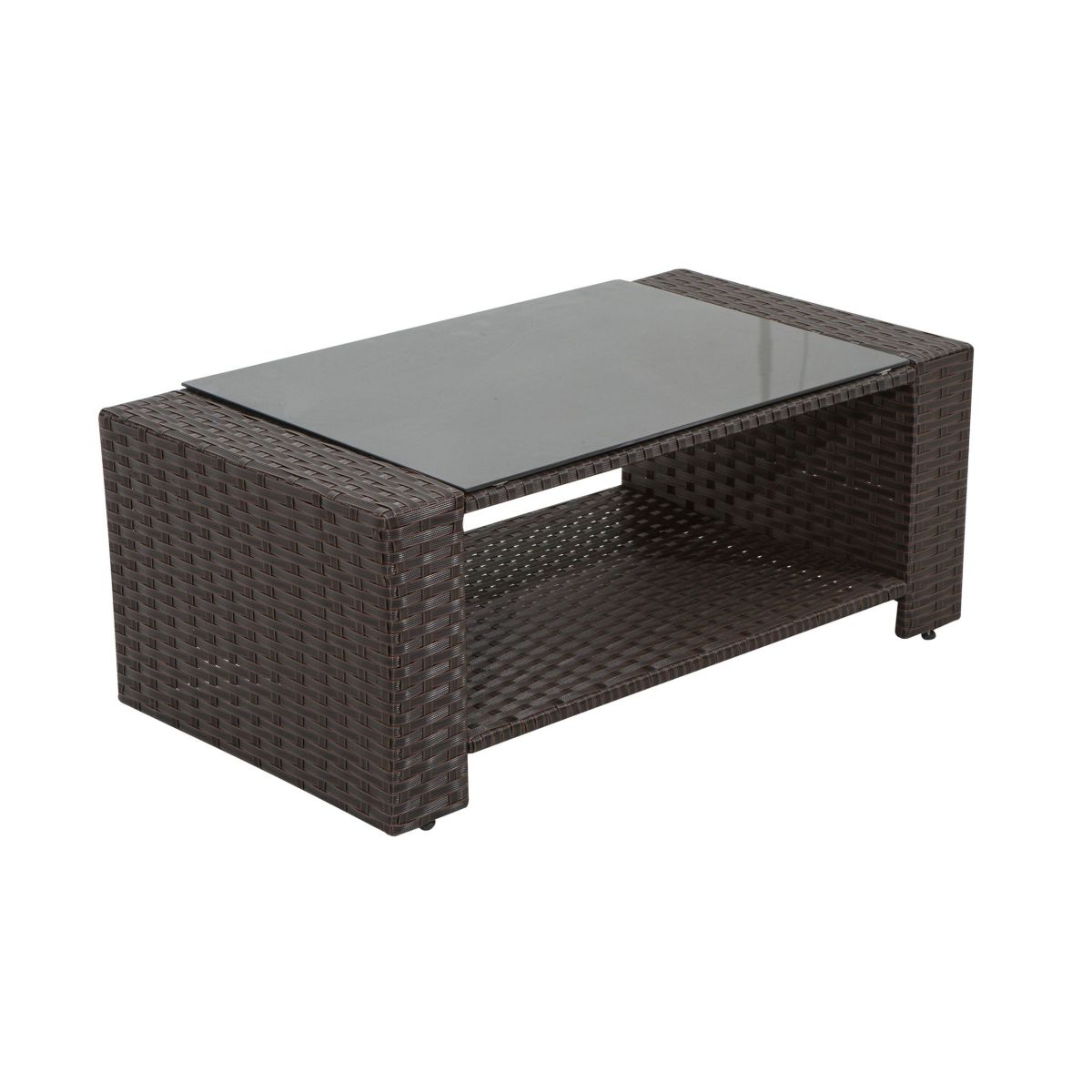 4-Piece Conversation Outdoor Patio Sofa Set with Cushions