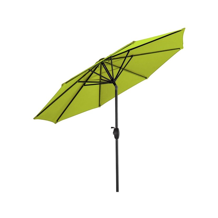 9 Ft Outdoor Patio Market Table Umbrella with Tilt and Crank
