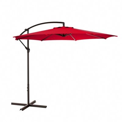 Westin Furniture 10 Ft Outdoor Patio Cantilever Offset Umbrella