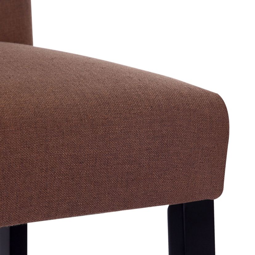 24" Linen Fabric Tufted Upholstered Bar Stool (Set of 2)