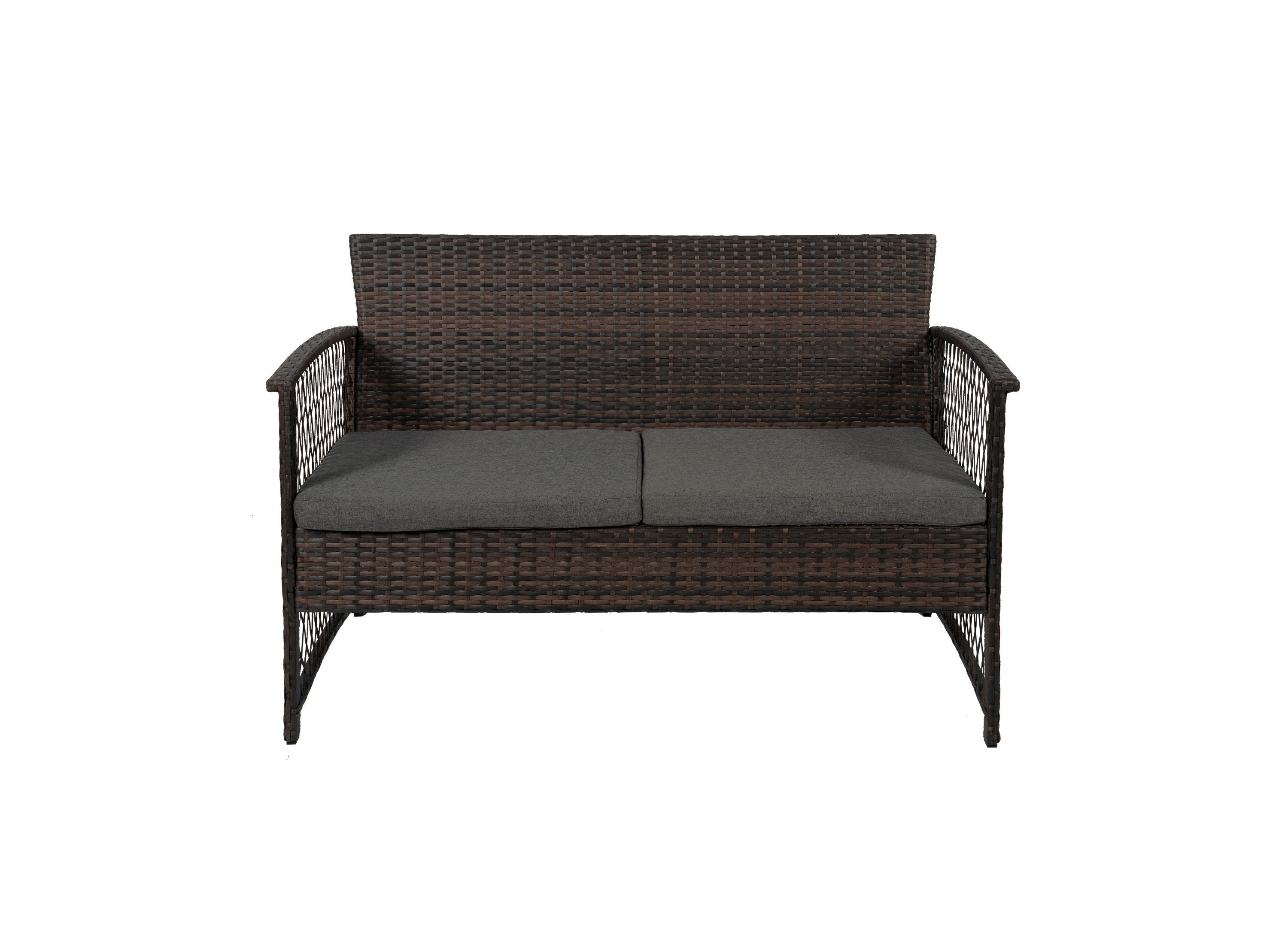 4-Piece Outdoor Patio Conversation Set