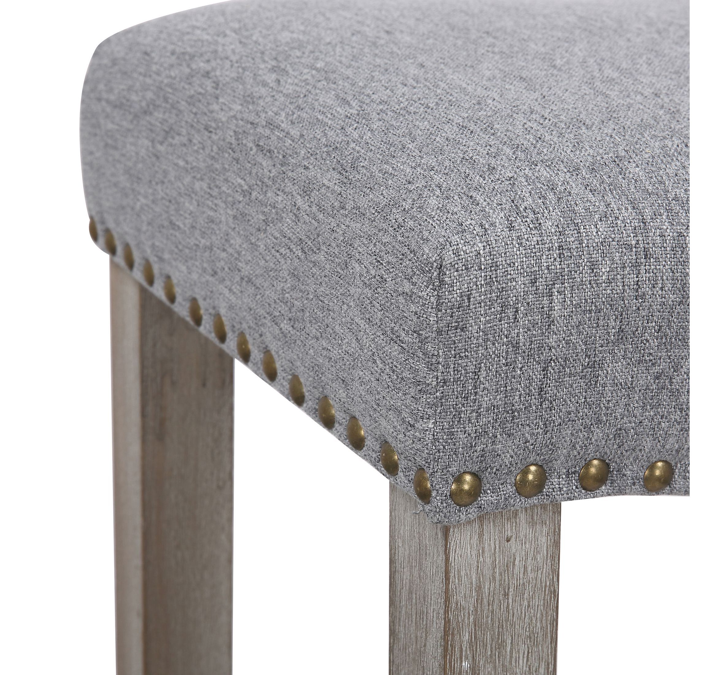 29" Upholstered Nail Head Bar Stool