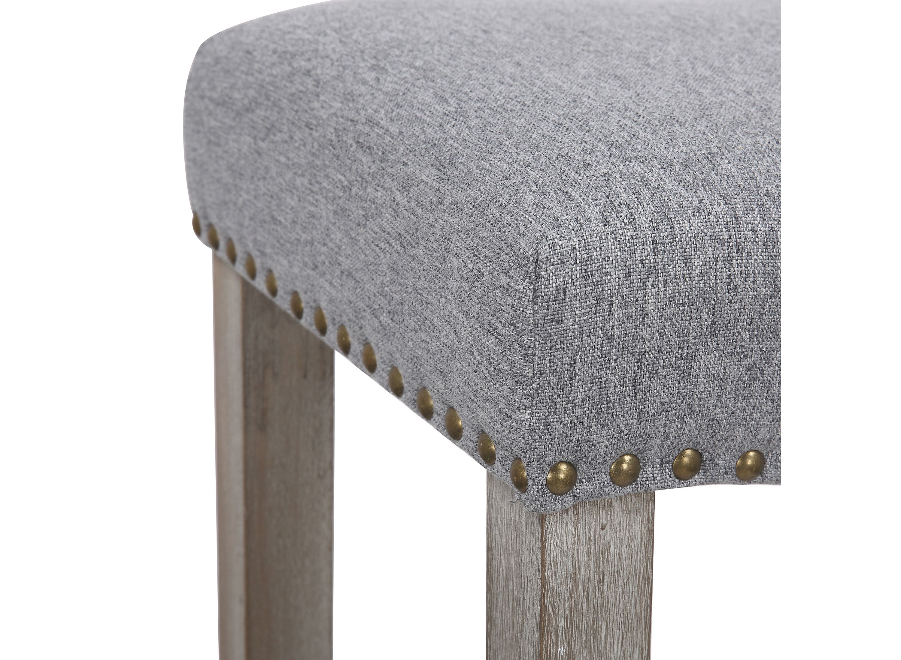 29" Upholstered Nail Head Bar Stool