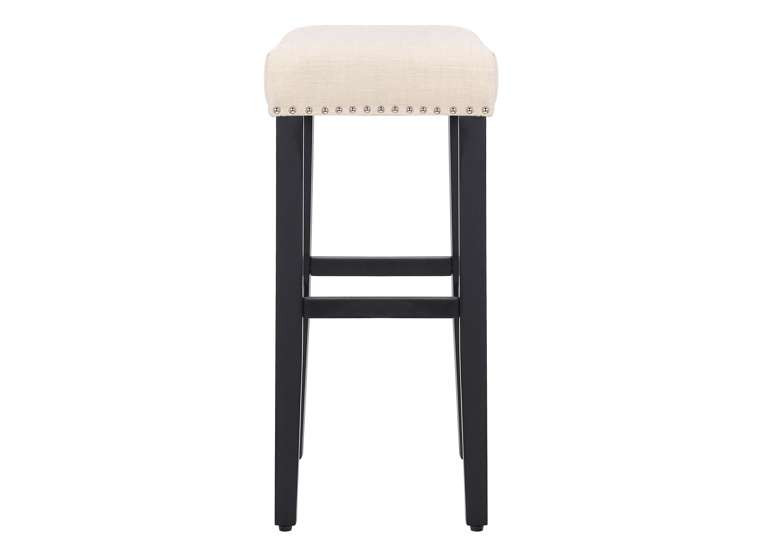 24" Upholstered Nail Head Bar Stool