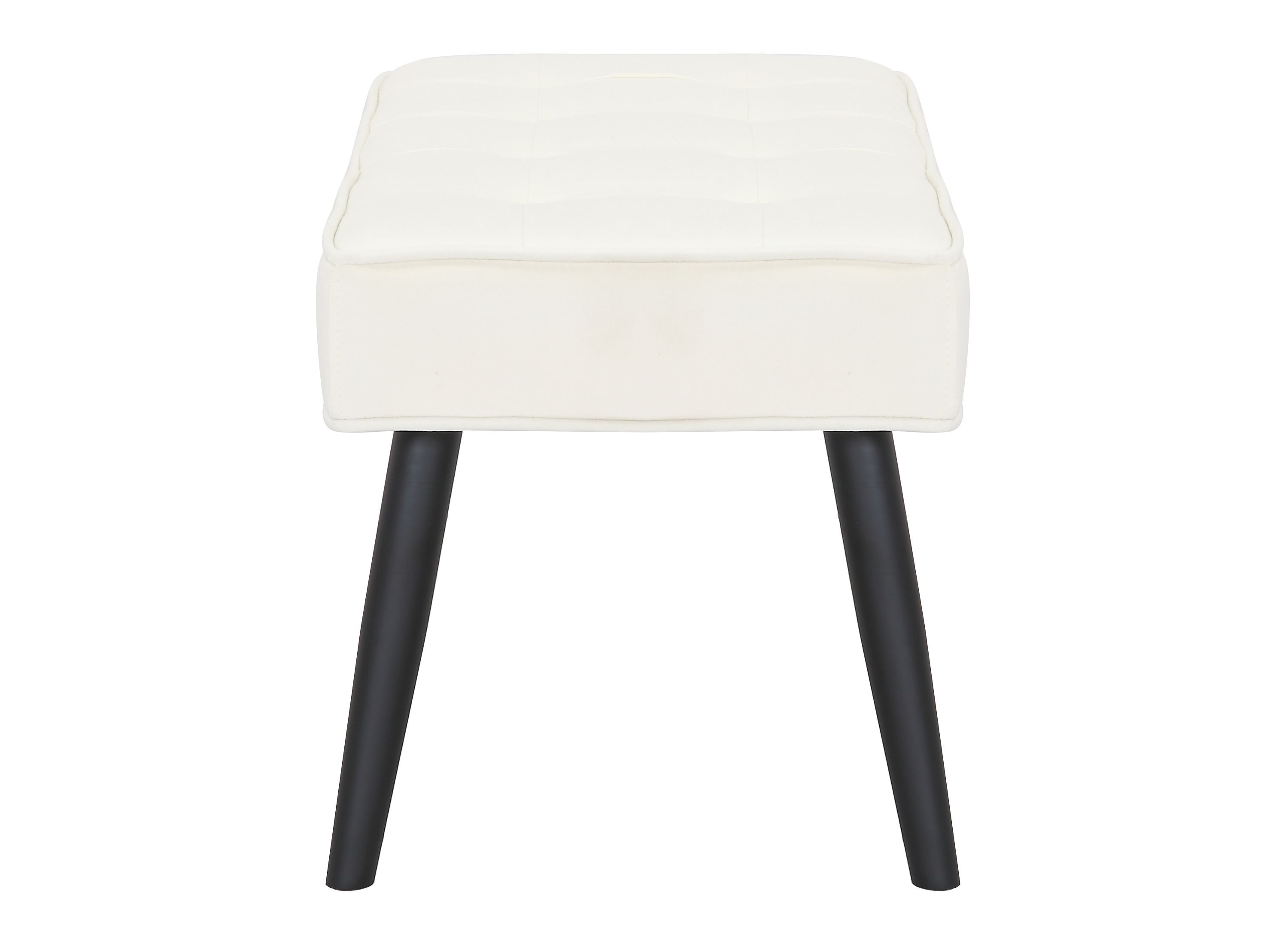 Button Tuffed Velvet Upholstered Bench