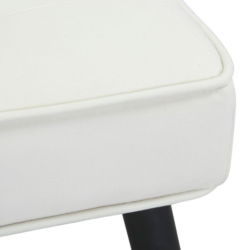 Button Tuffed Velvet Upholstered Bench