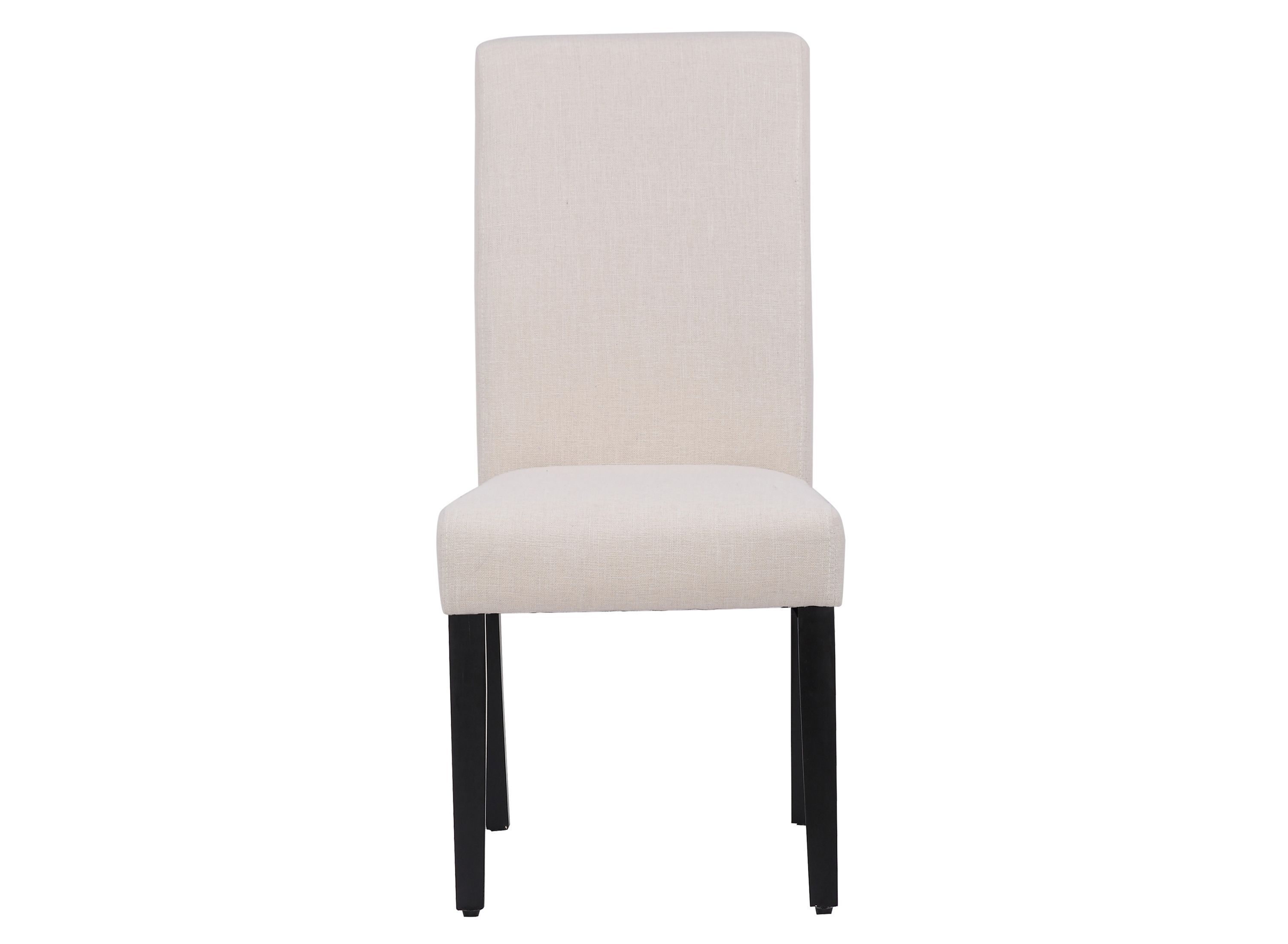 Linen Fabric Upholstered Dining Chair (Set of 2)