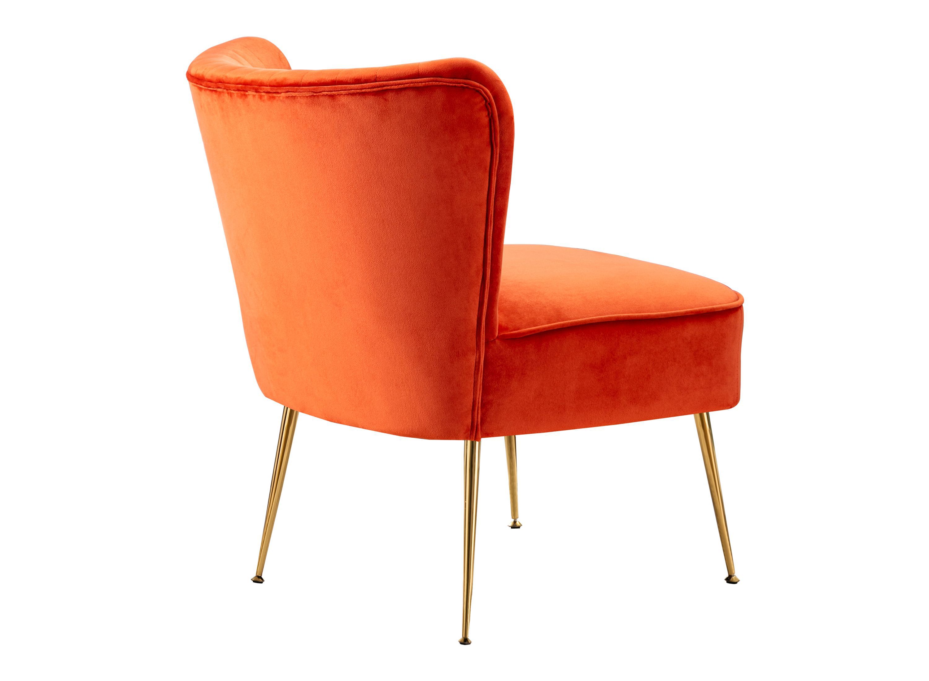 25" Wide Channel Tufted Velvet Accent Chair