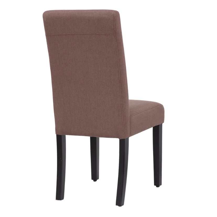 Linen Fabric Upholstered Dining Chair