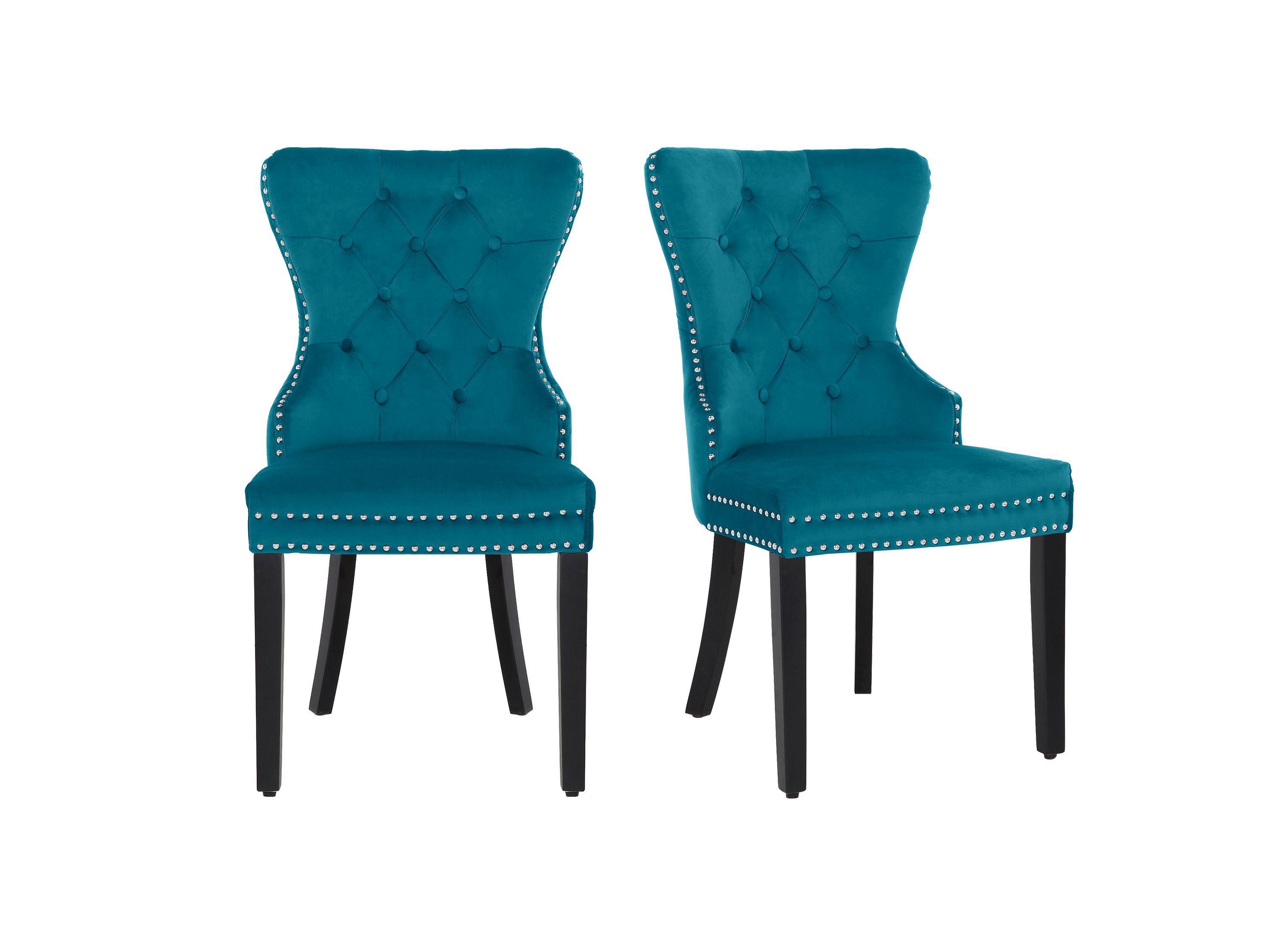 Tufted Velvet Side Chair (Set of 2)