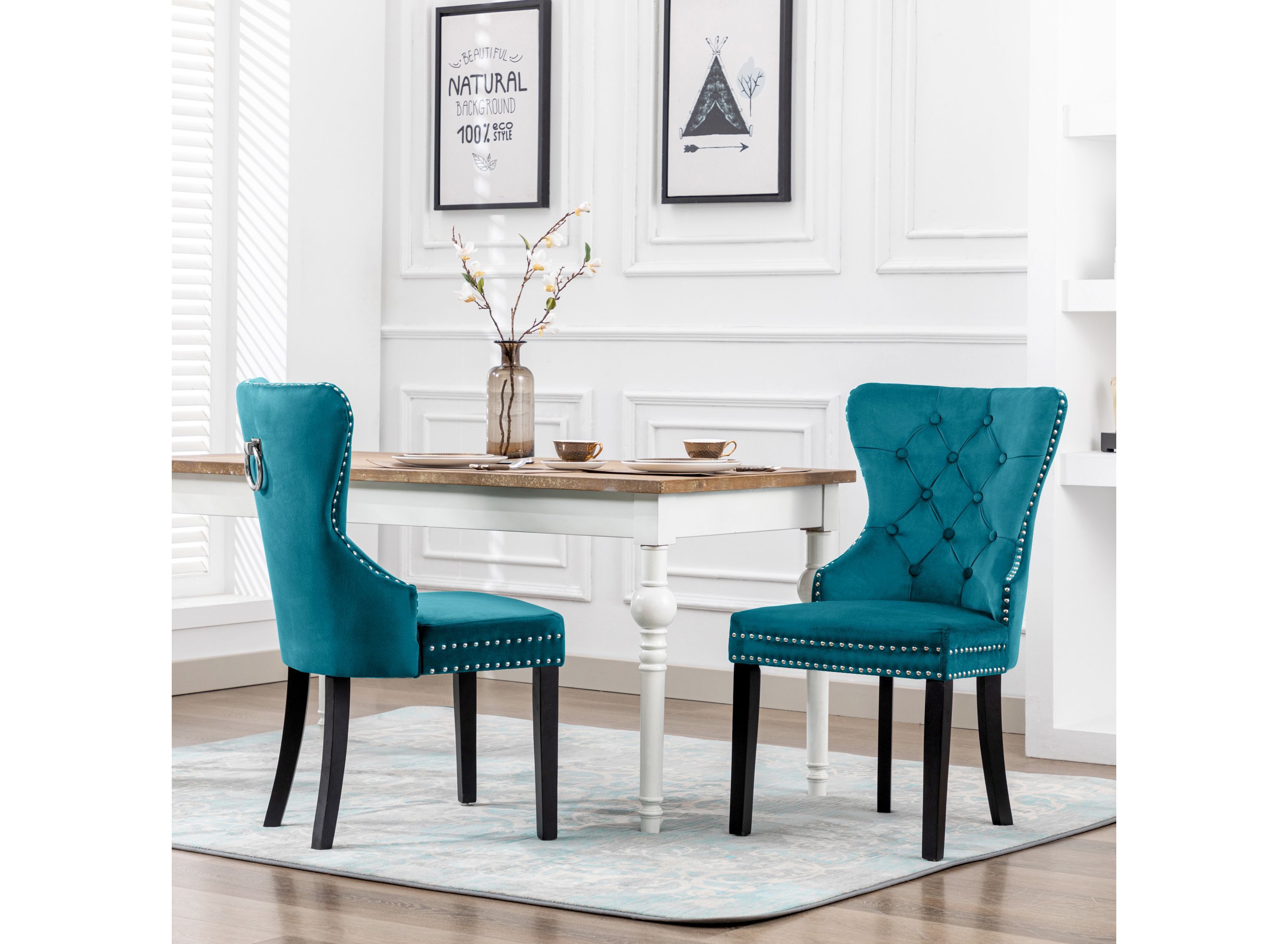 Tufted Velvet Side Chair (Set of 2)
