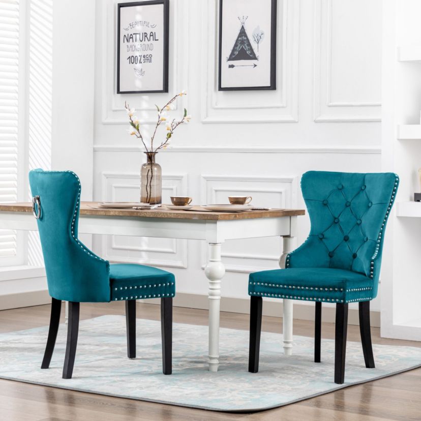 Tufted Velvet Side Chair (Set of 2)
