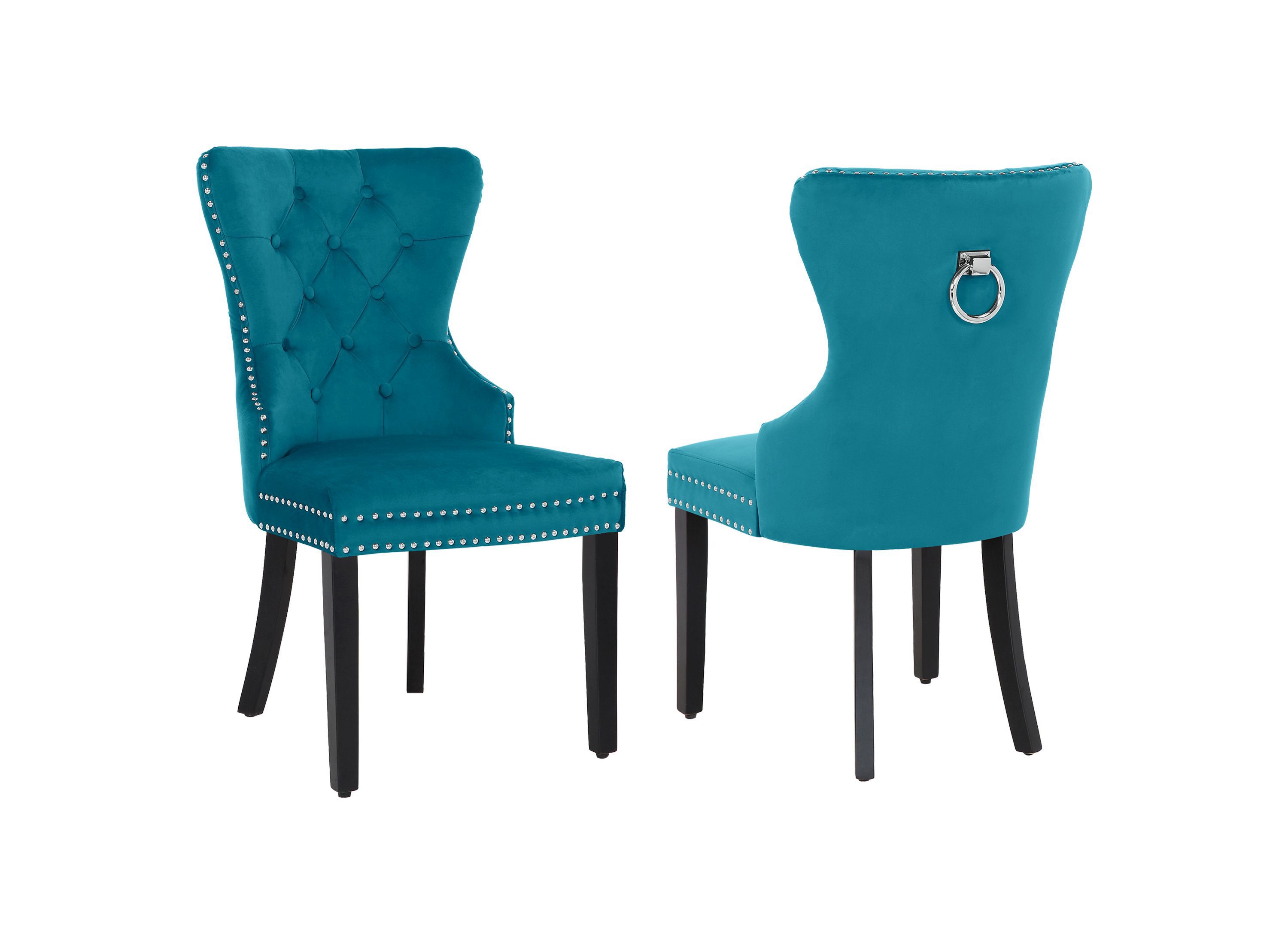 Tufted Velvet Side Chair (Set of 2)
