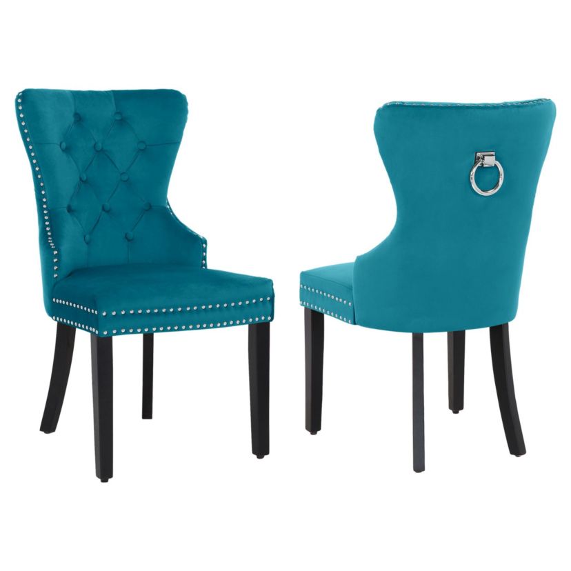 Tufted Velvet Side Chair (Set of 2)