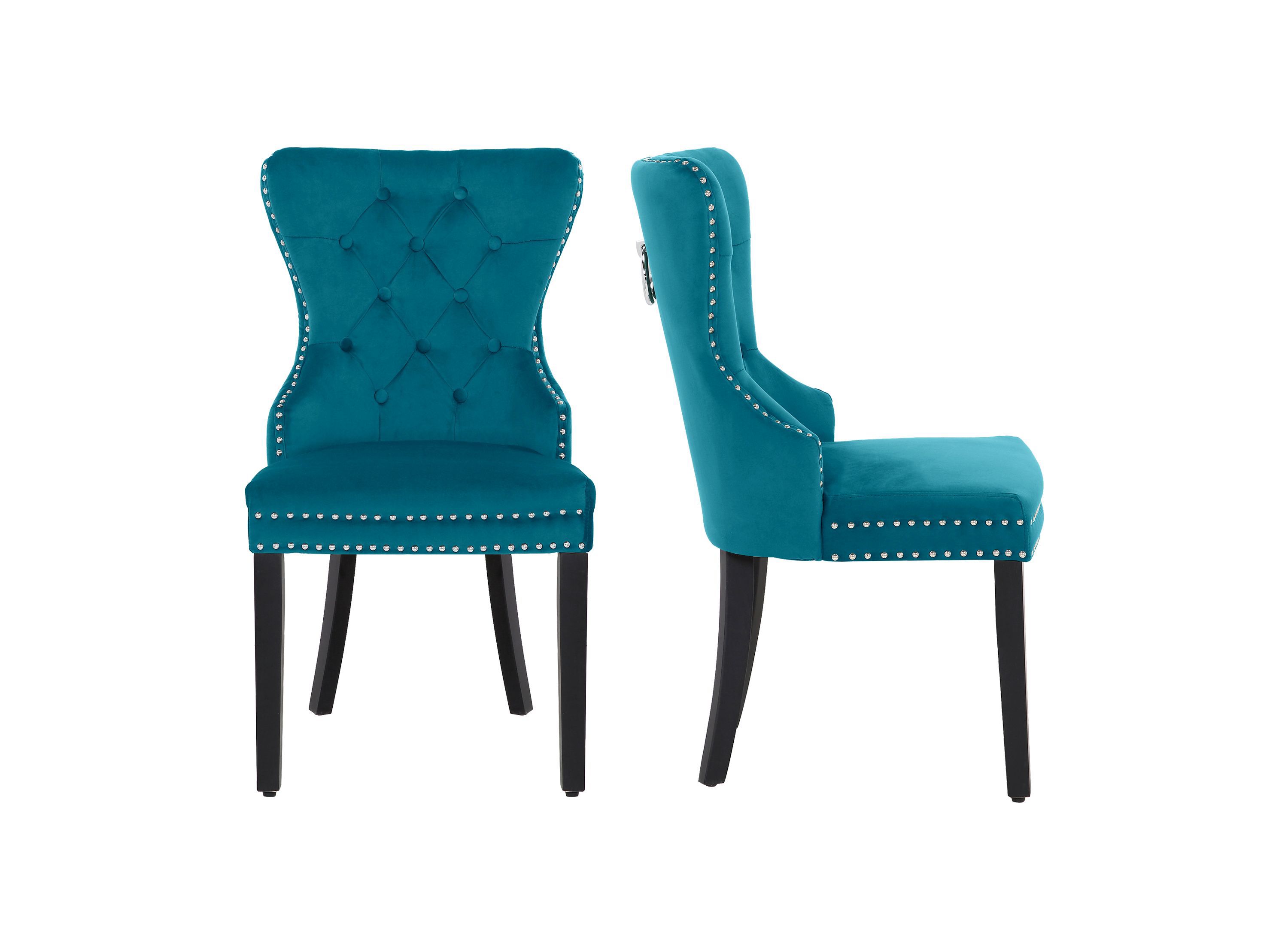 Tufted Velvet Side Chair (Set of 2)