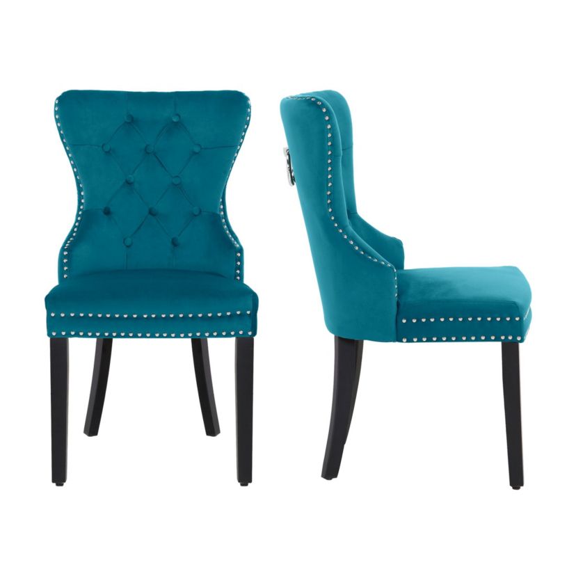 Tufted Velvet Side Chair (Set of 2)