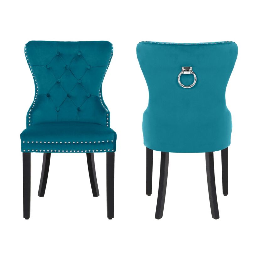 Tufted Velvet Side Chair (Set of 2)
