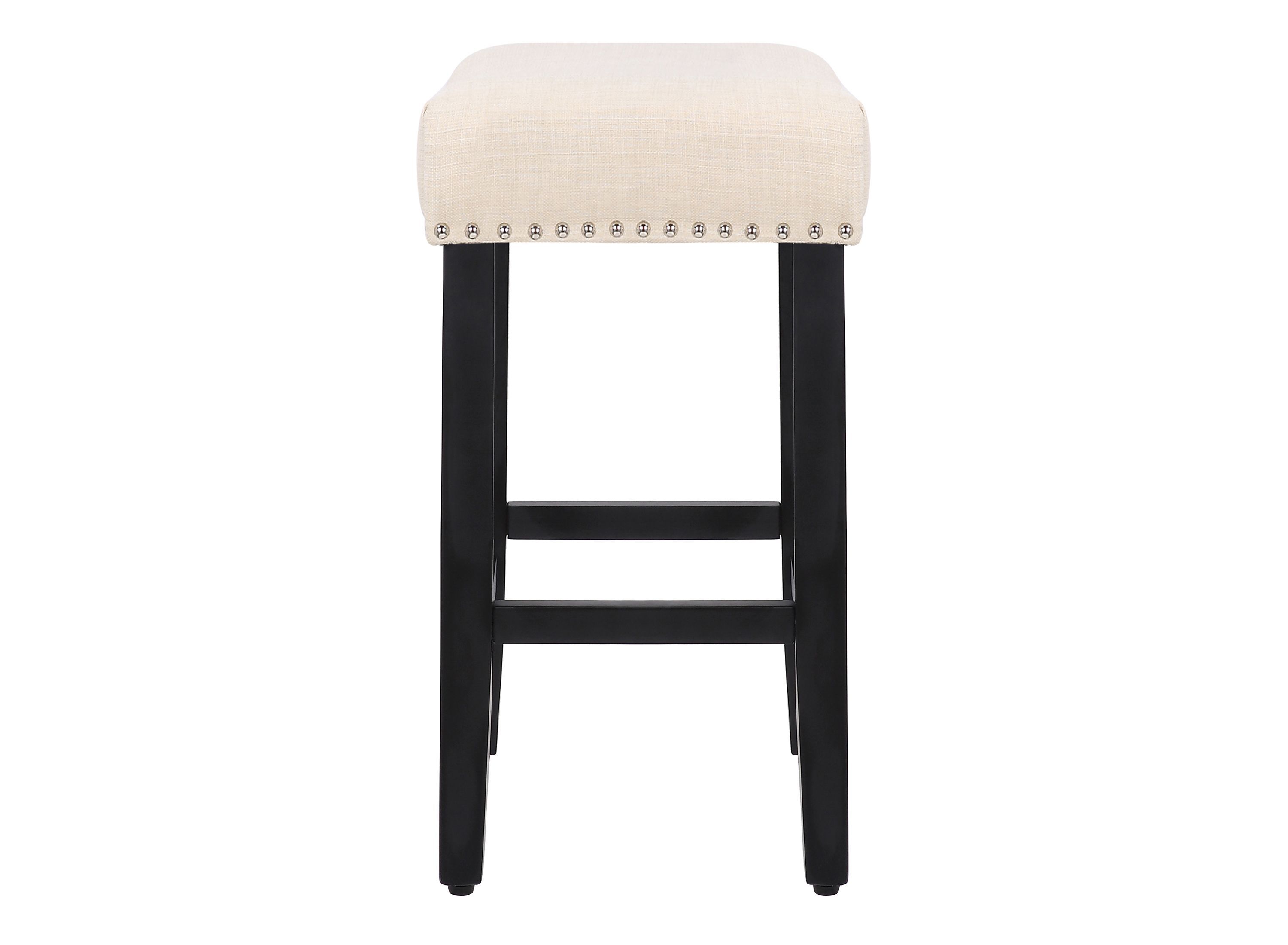 24" Upholstered Nail Head Counter Stool