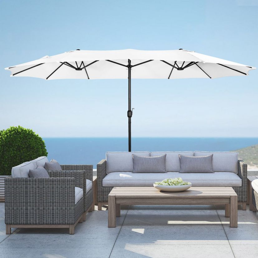 Twin 15 x 9 ft. Market Umbrella