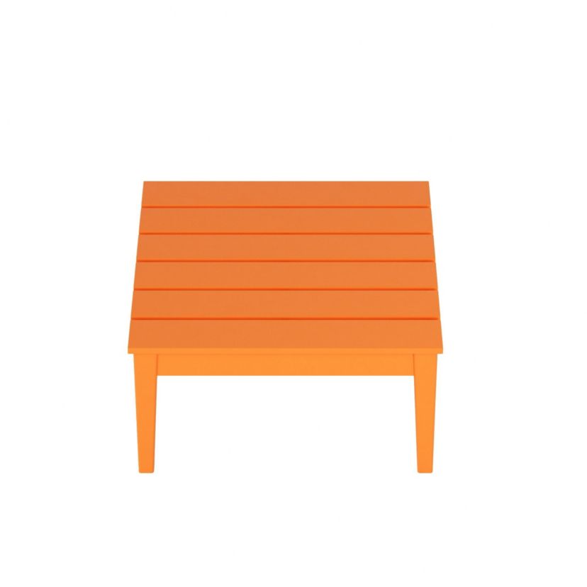 Modern Outdoor 32" HDPE Conversation Table