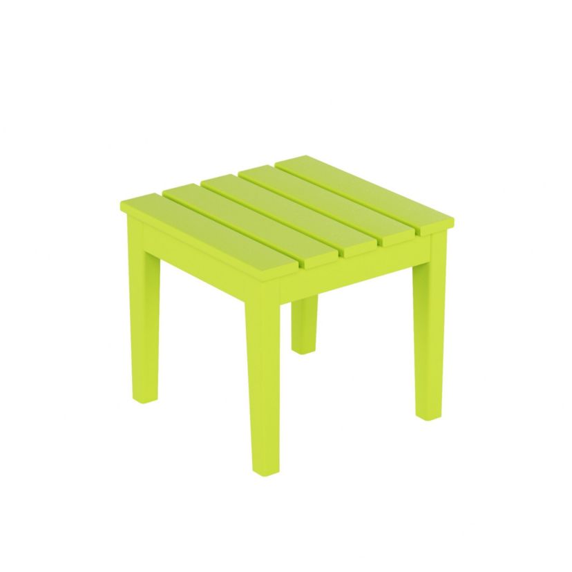 Modern Outdoor 18" HDPE Side Table