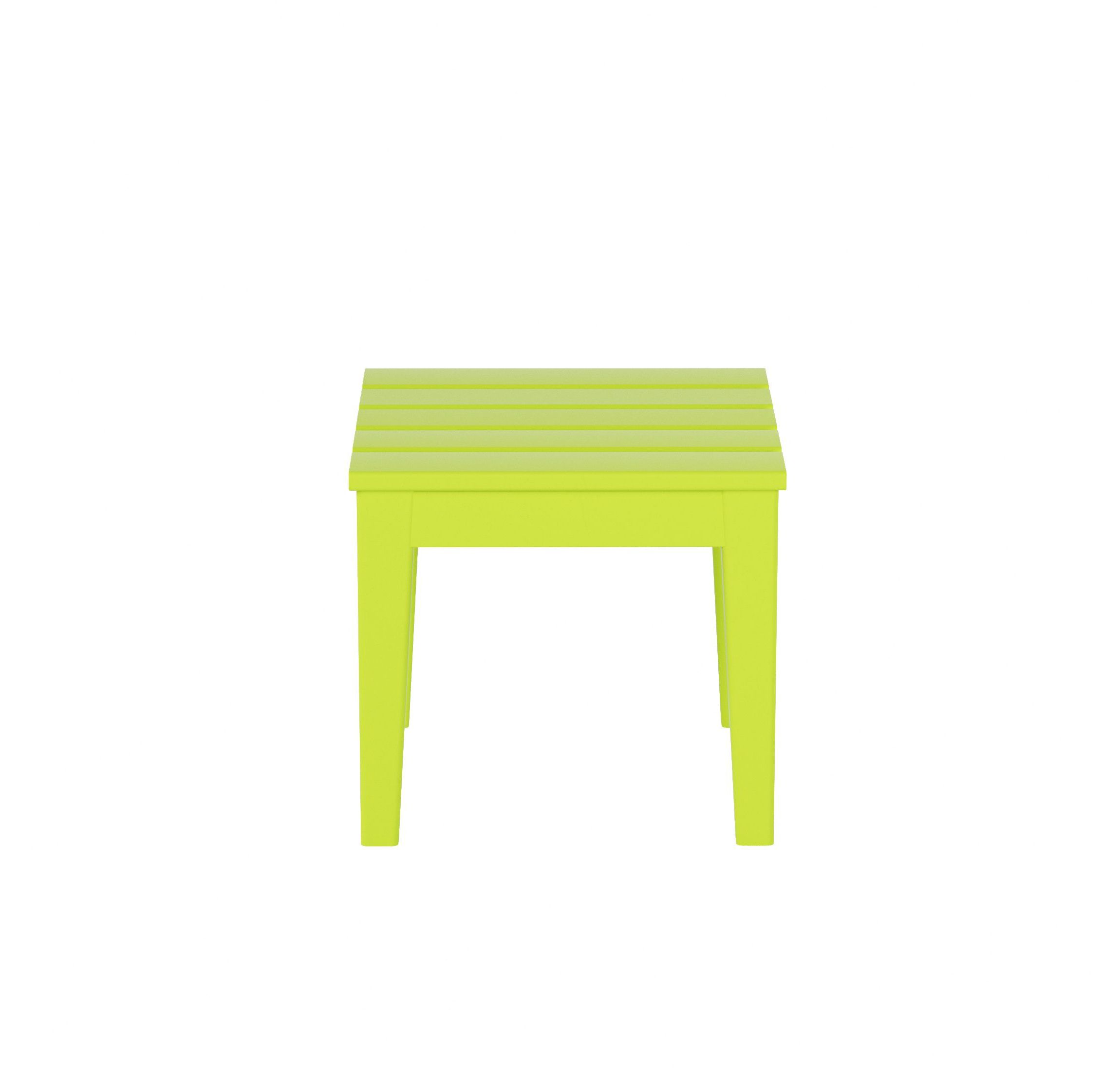 Modern Outdoor 18" HDPE Side Table