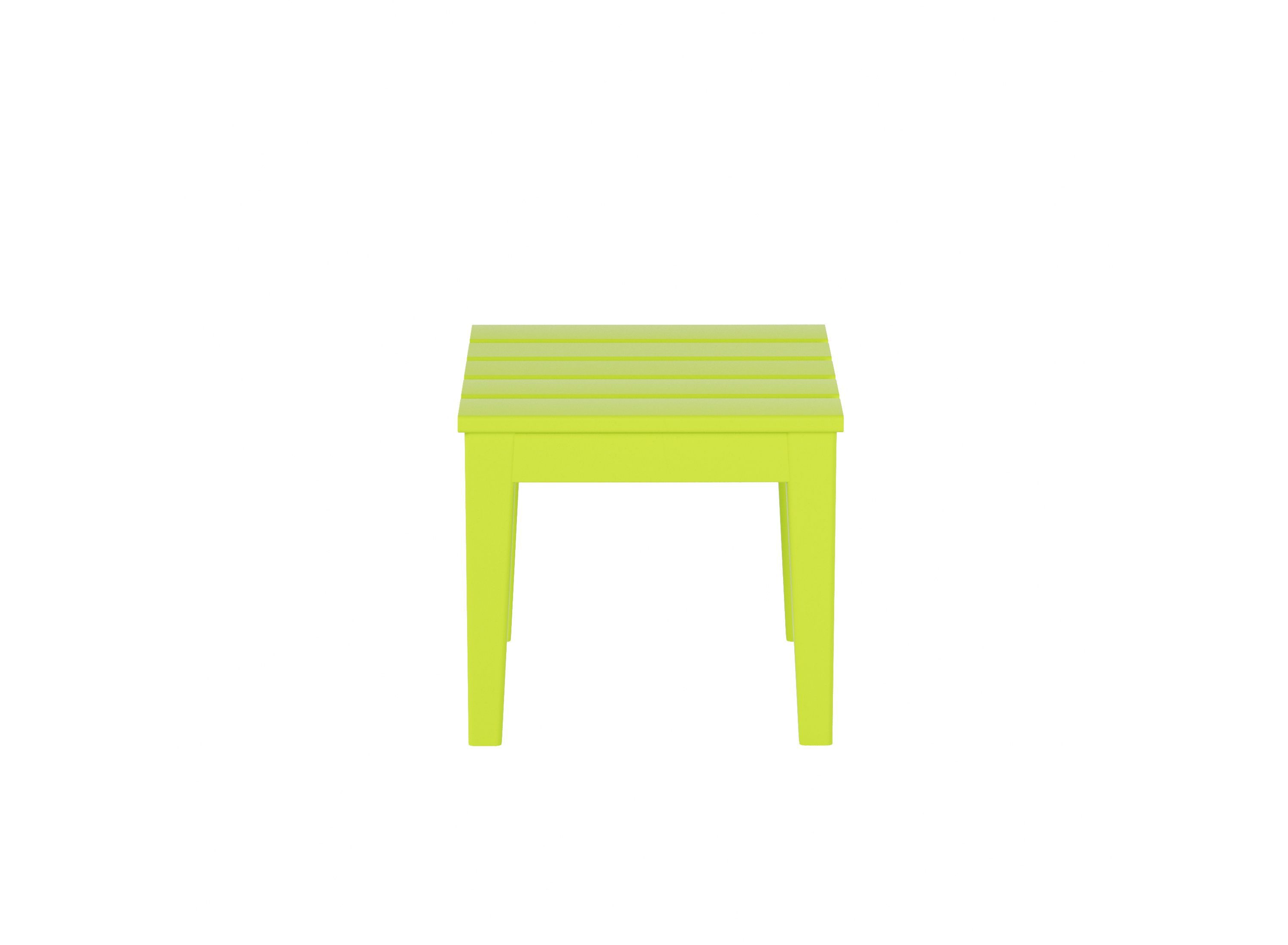 Modern Outdoor 18" HDPE Side Table