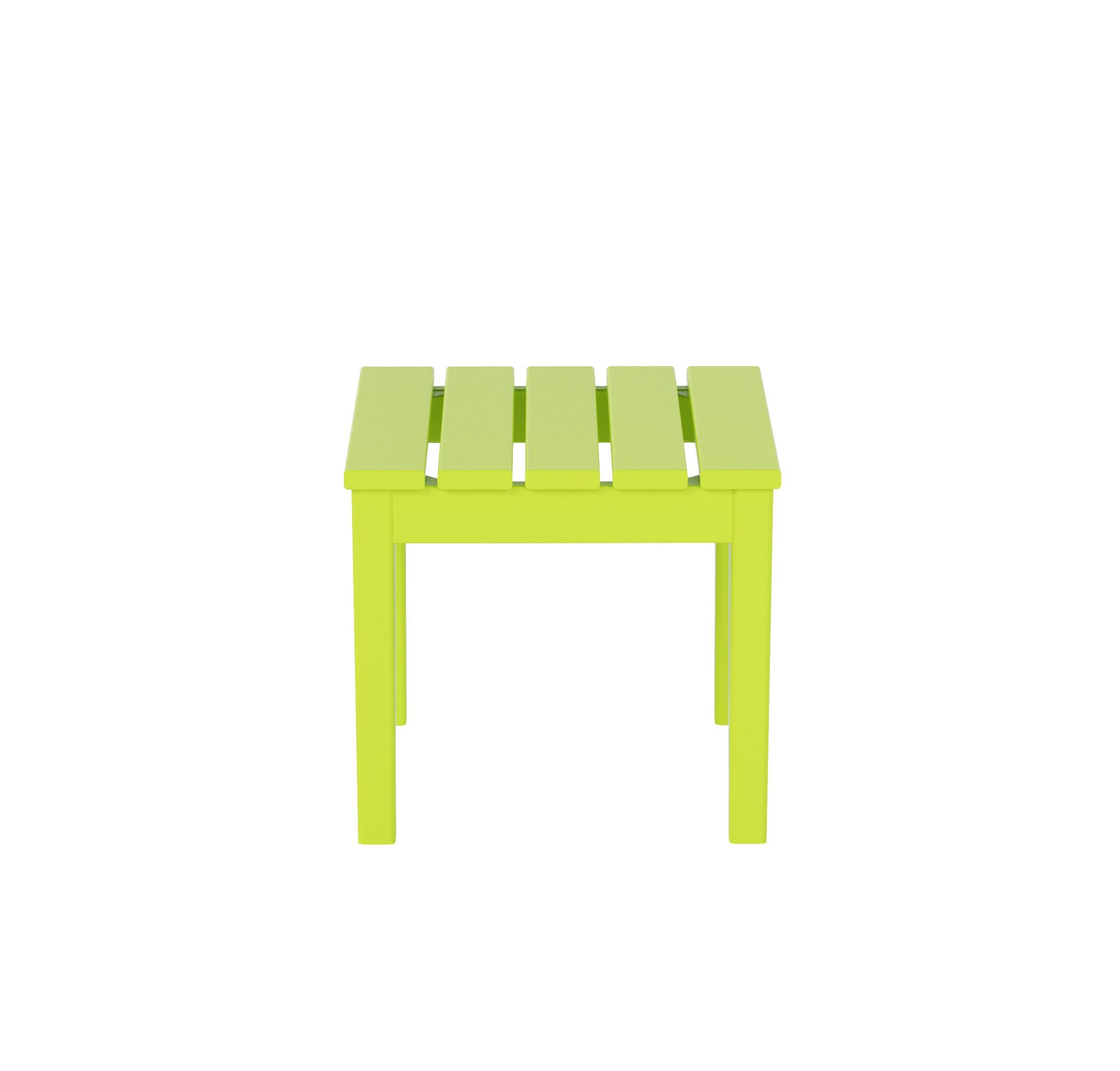 Modern Outdoor 18" HDPE Side Table
