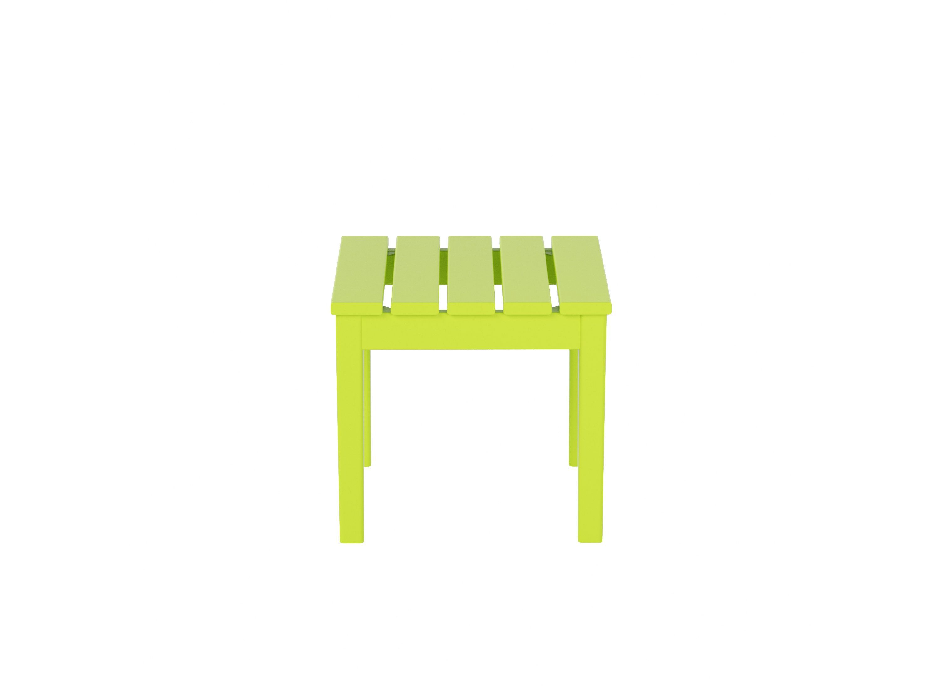 Modern Outdoor 18" HDPE Side Table