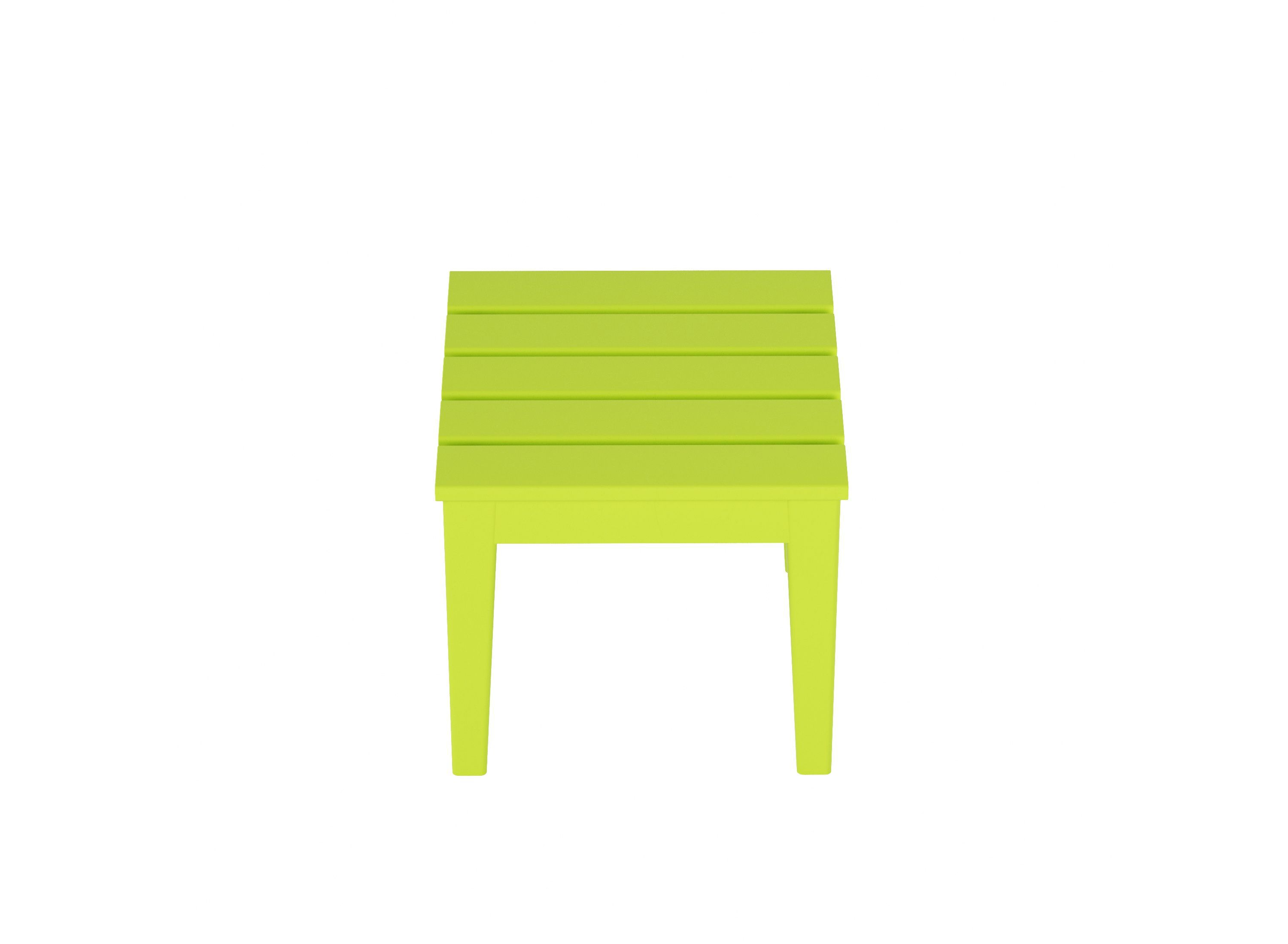 Modern Outdoor 18" HDPE Side Table