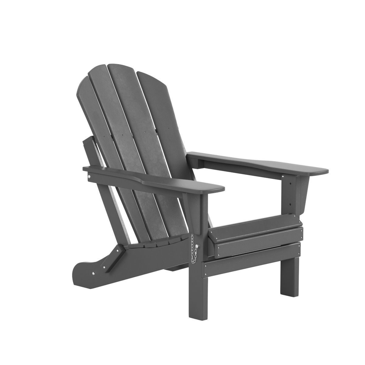 Outdoor Folding Poly Adirondack Chair (Set of 2)