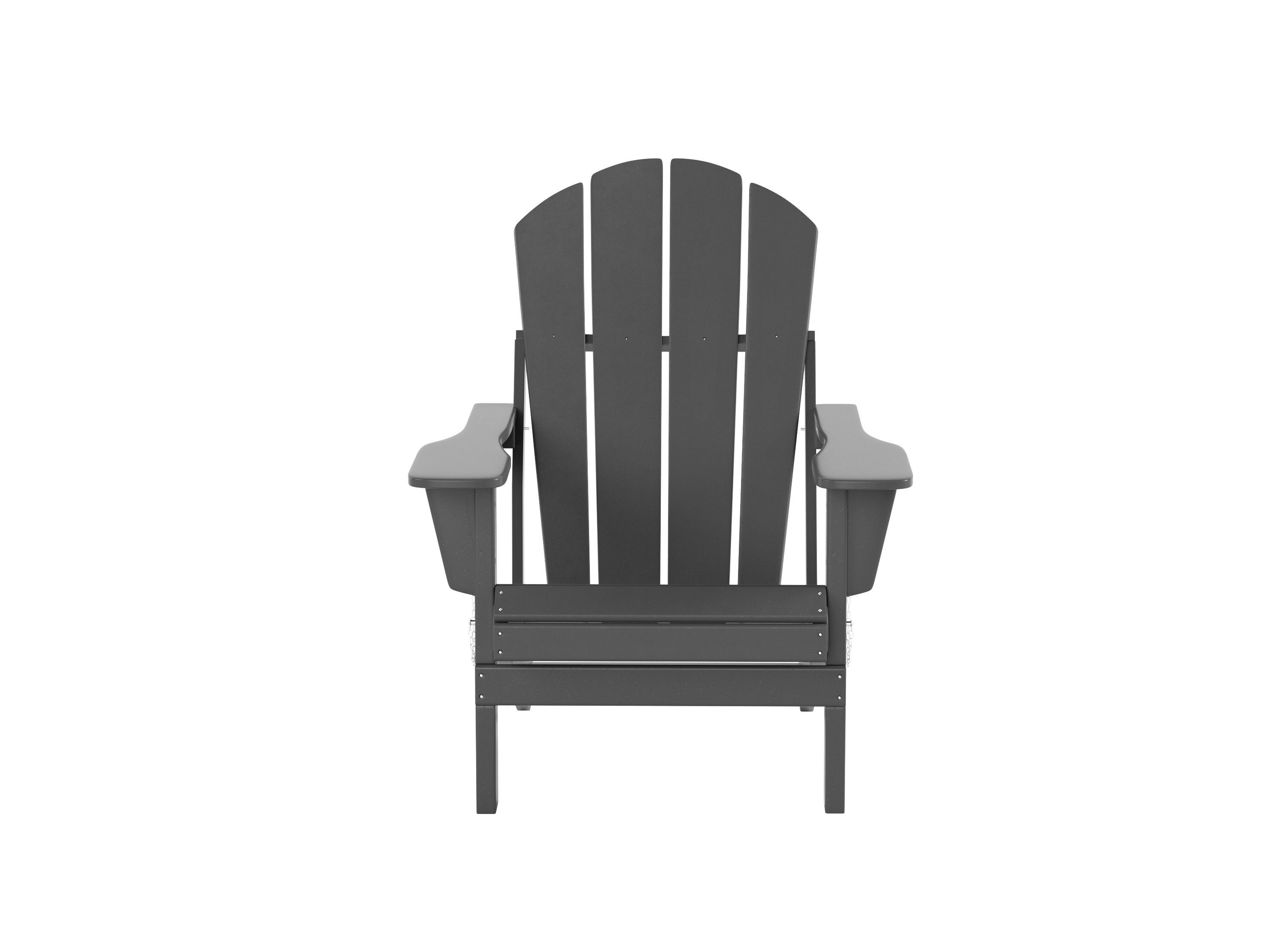 Outdoor Folding Poly Adirondack Chair (Set of 2)