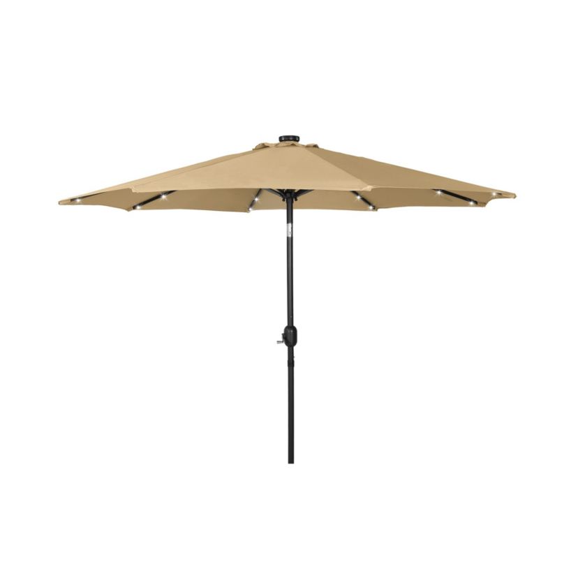9 ft. Patio Solar LED Market Umbrella
