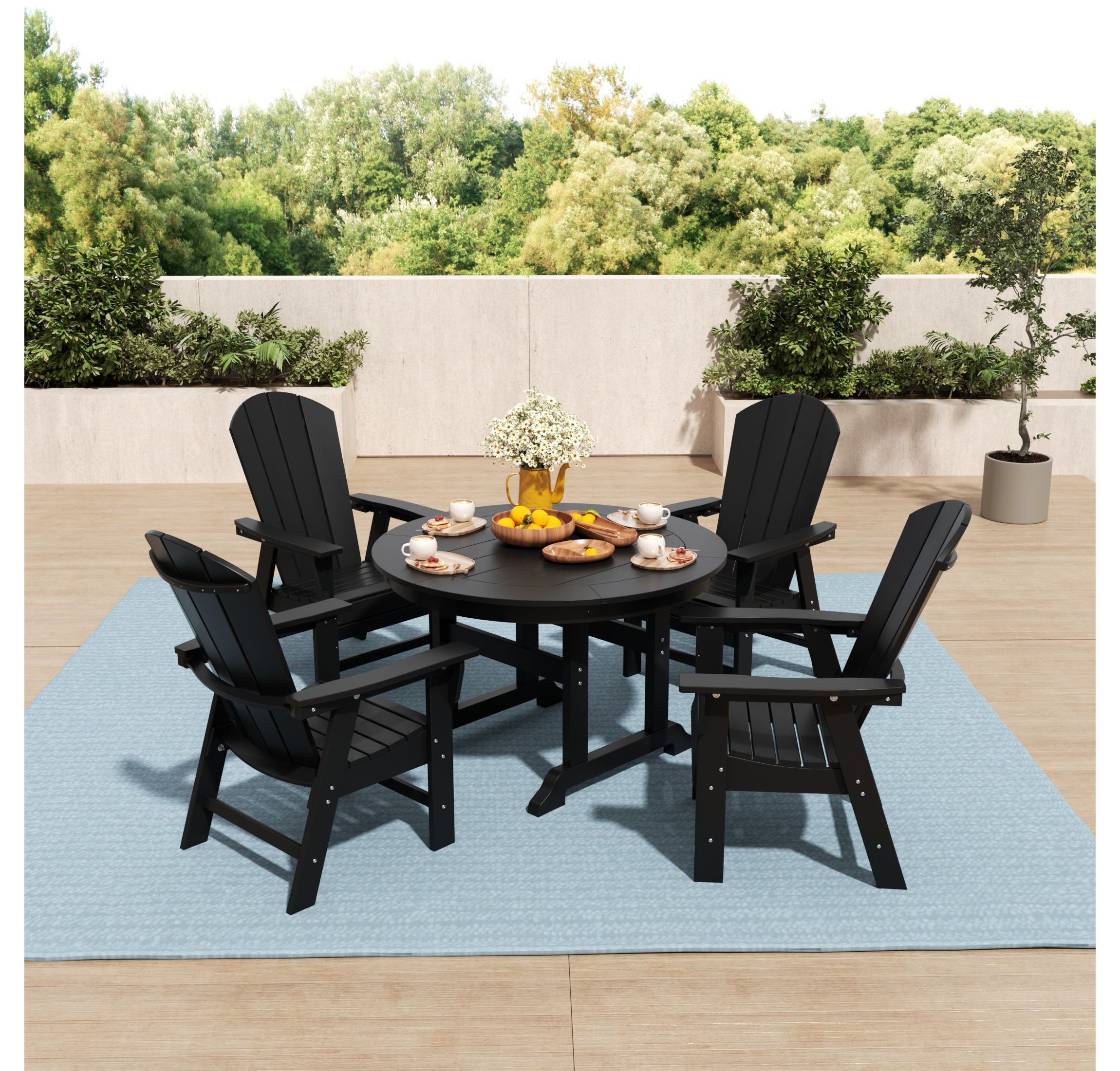 Adirondack Casual Patio Dining Chair
