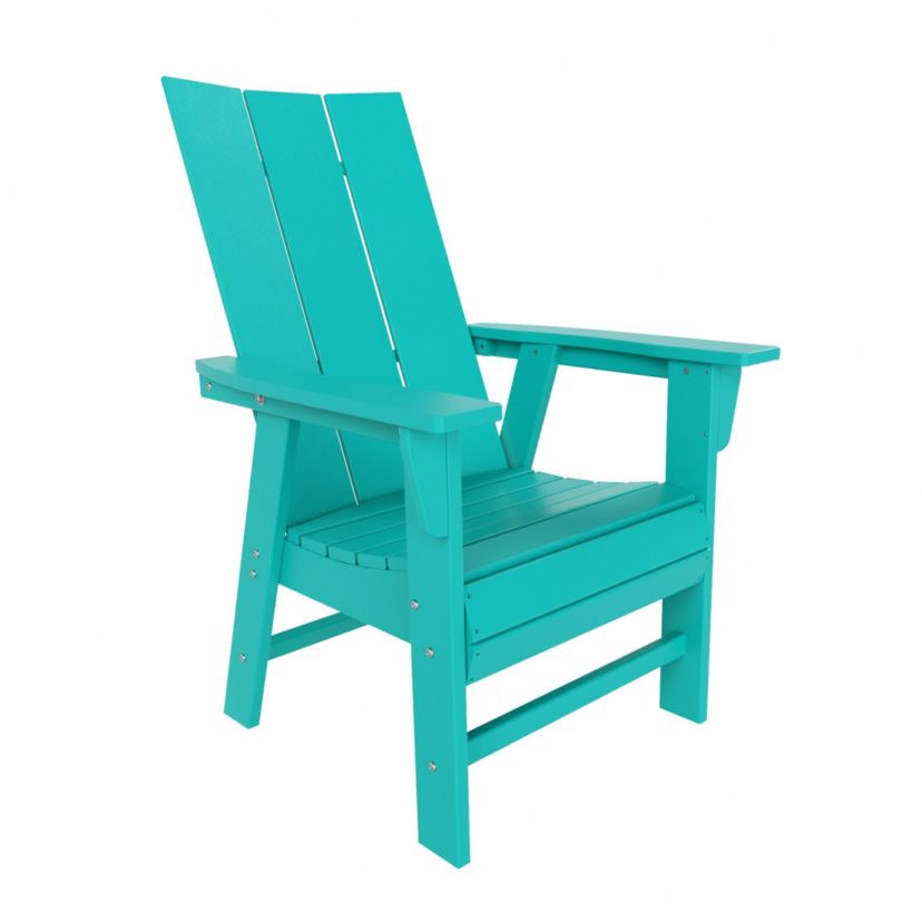 Modern Curveback Adirondack Dining Chair