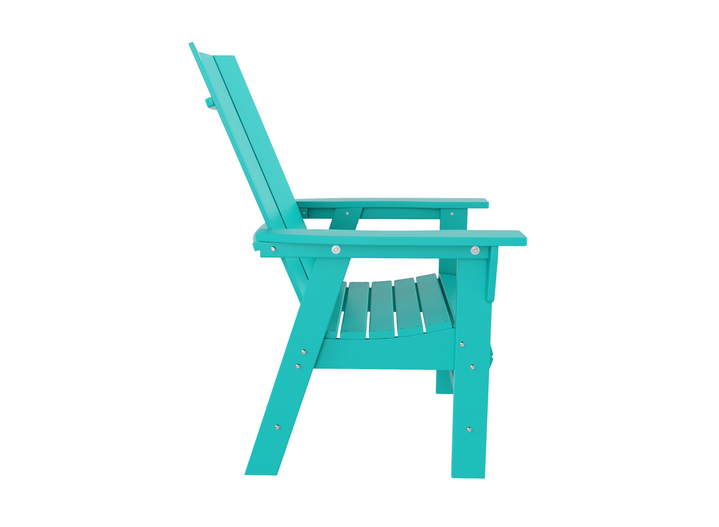 Modern Curveback Adirondack Dining Chair