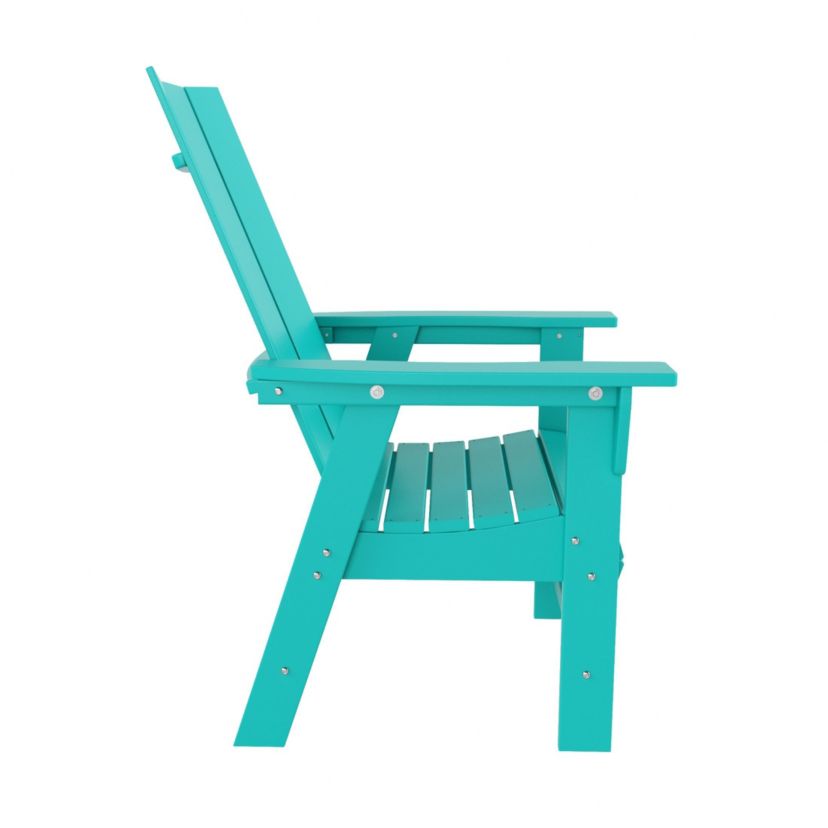 Modern Curveback Adirondack Dining Chair