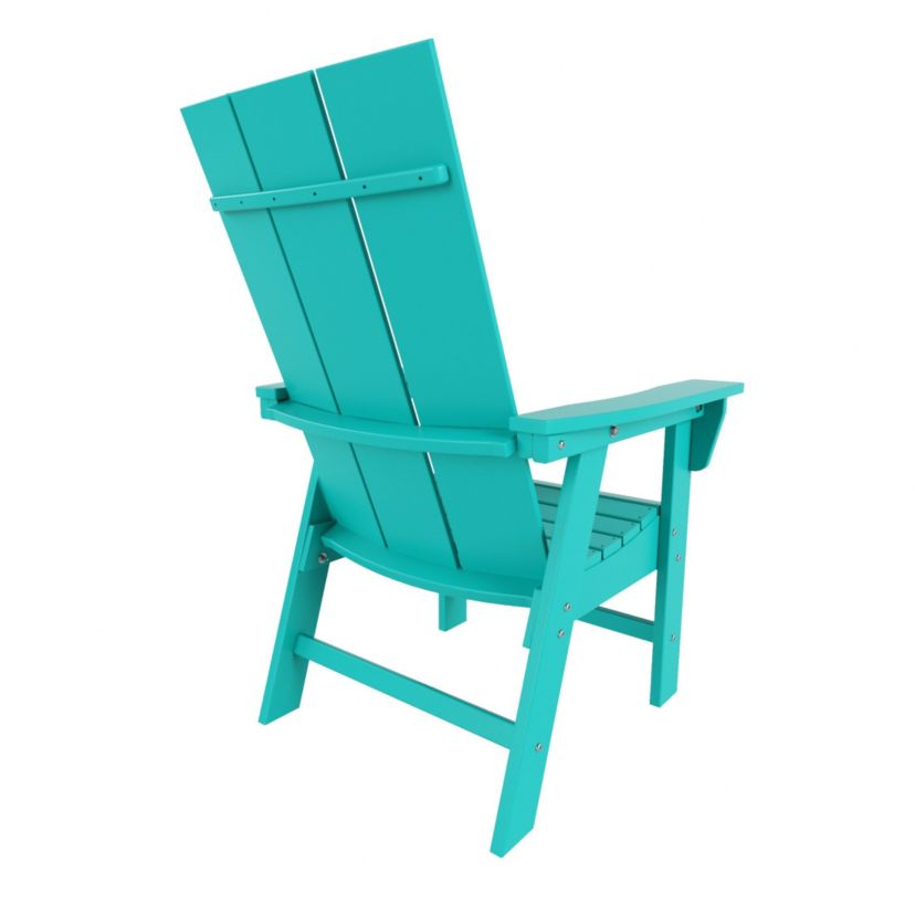 Modern Curveback Adirondack Dining Chair